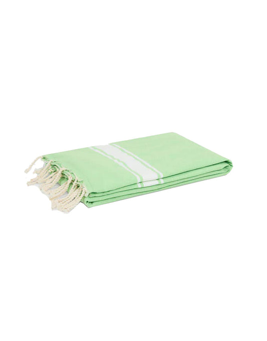 Lightweight fluorescent green cotton towel MC2 Saint Barth P24
