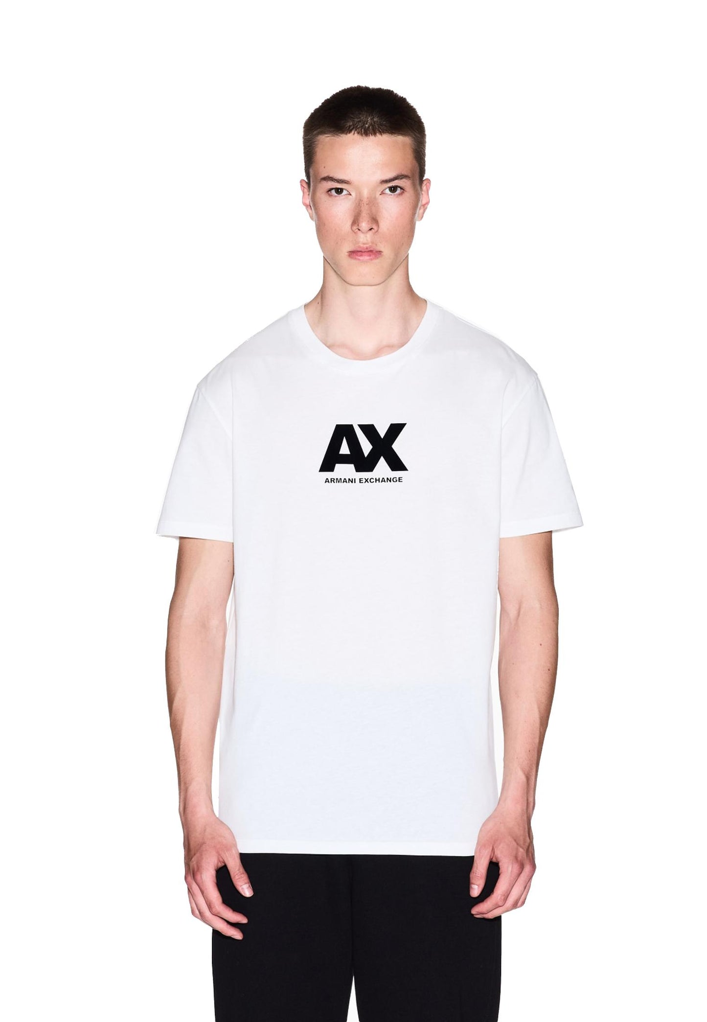 T-shirt girocollo bianca regular fit Armani Exchange A25 XM001403 AF16432 U0009U0009 ARMANI EXCHANGE 