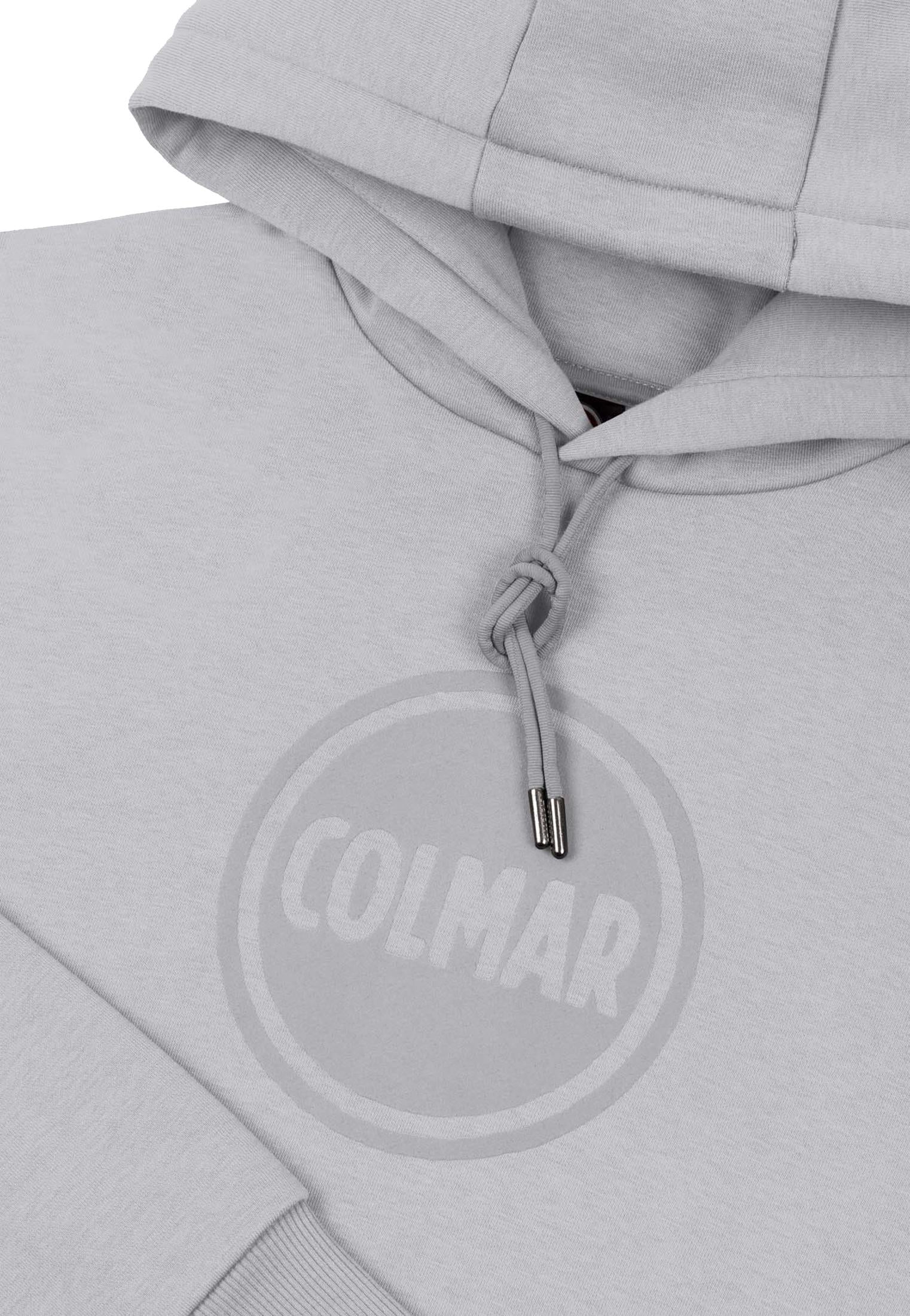 Felpa con cappuccio grigia felpata Colmar A25 6248 1WX718 COLMAR ORIGINALS 