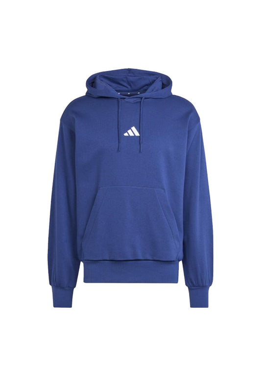 Felpa blu con cappuccio Club Adidas P26 JE3810 DKBLUE/WHITE ADIDAS 