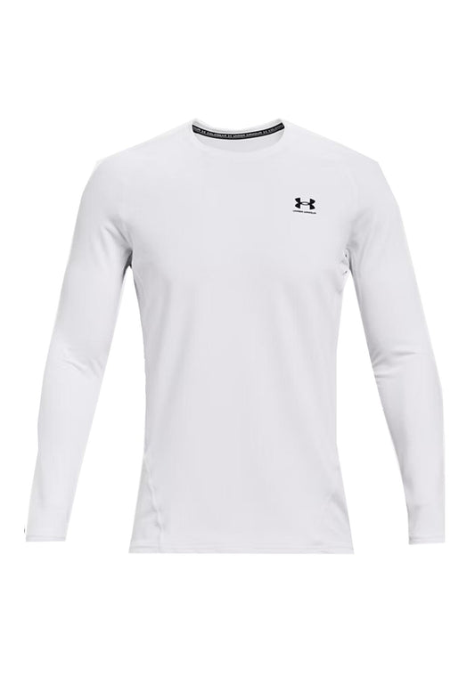 T-shirt manica lunga fitness bianca allenamento Armour Fitted Under Armour A25 77-1366068 01000100 UNDER ARMOUR 