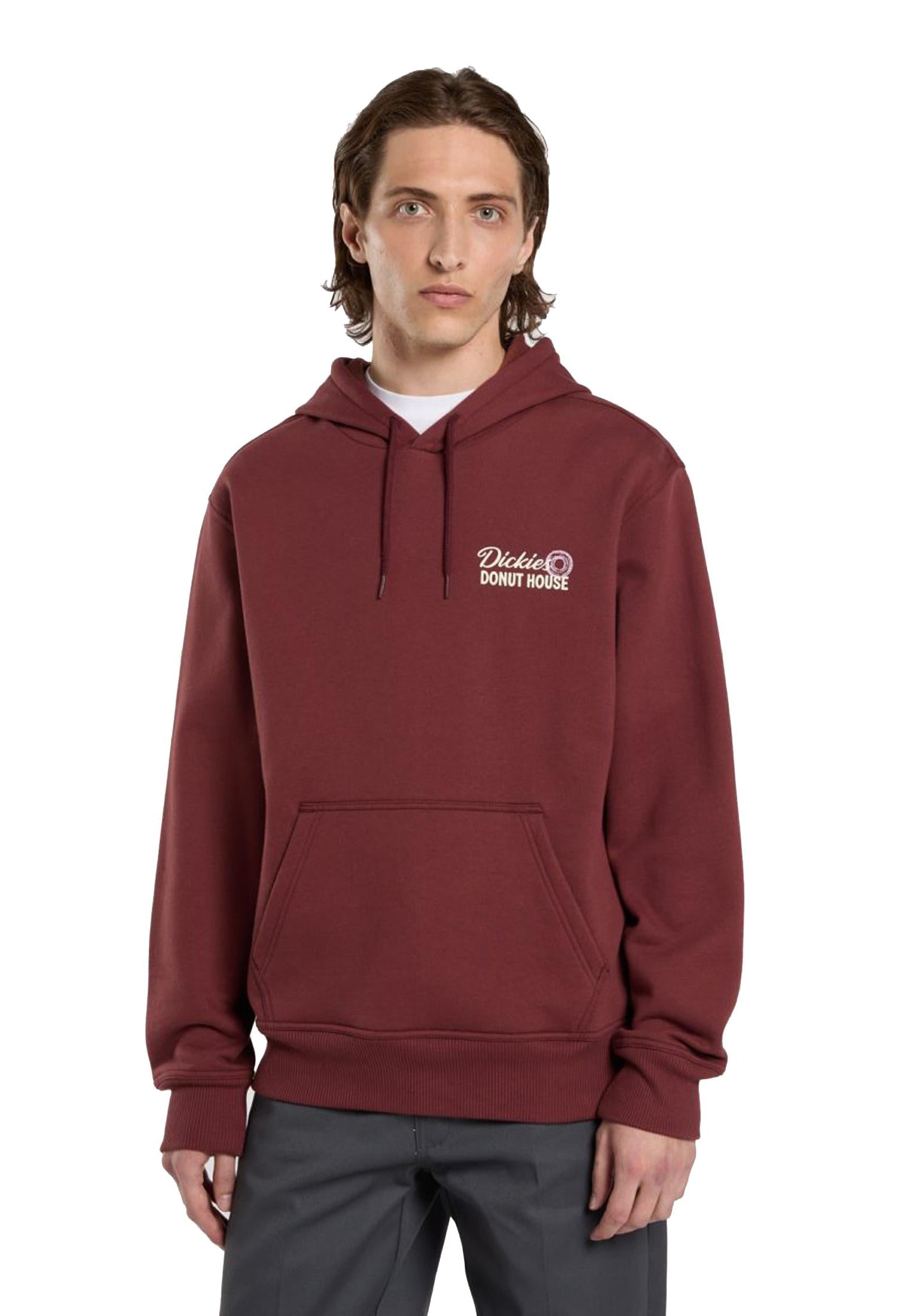 Felpa con cappuccio bordeaux donut house Dickies A25 DK0A88ATL161 DKL16DKL16 DICKIES 