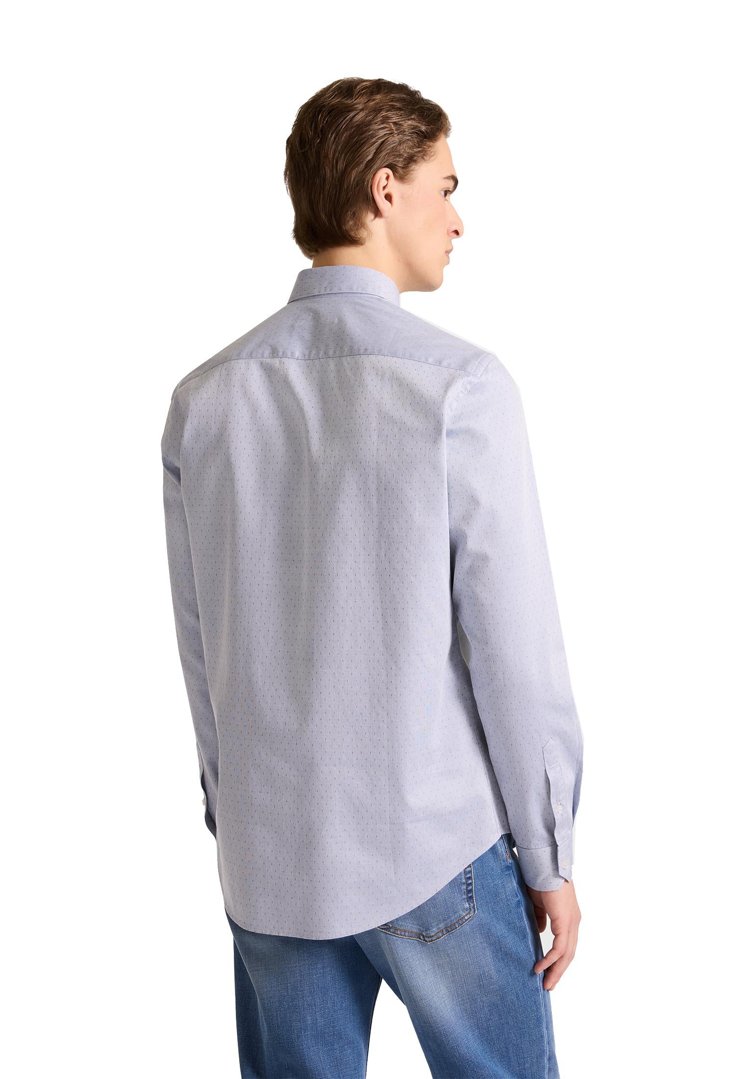Camicia cotone azzurra a pois Harmont & Blaine A25 CNP001013479I 845845 HARMONT&BLAINE 