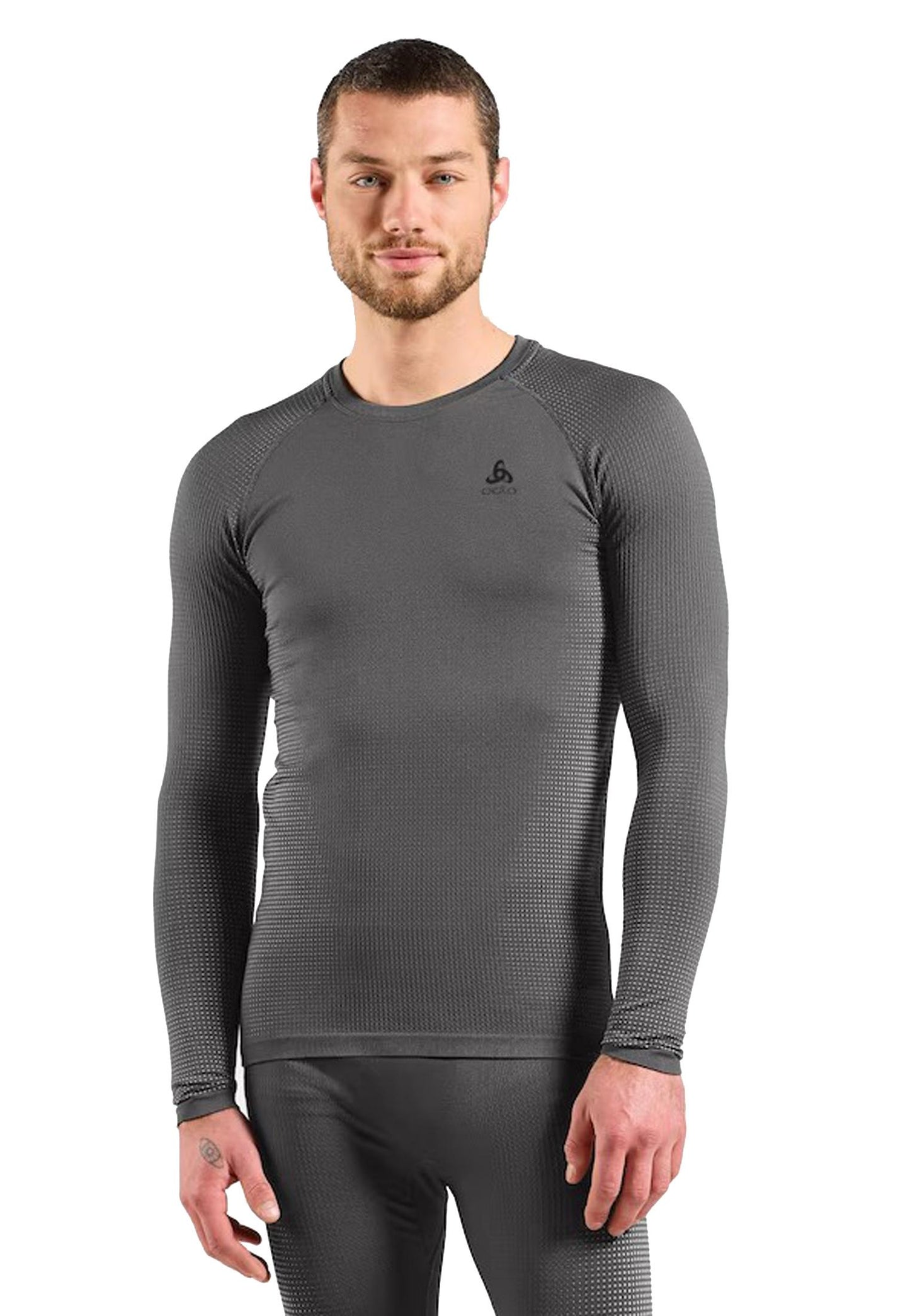 Maglia maniche lunghe sportiva allenamento grigia Active Warm uomo Odlo A25 196192 1570115701 ODLO 
