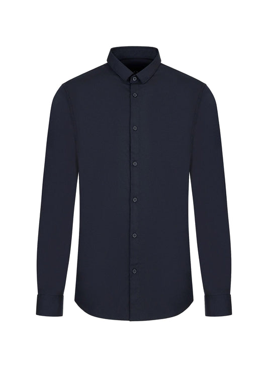 Camicia classica regular fit blu navy Armani Exchange A24