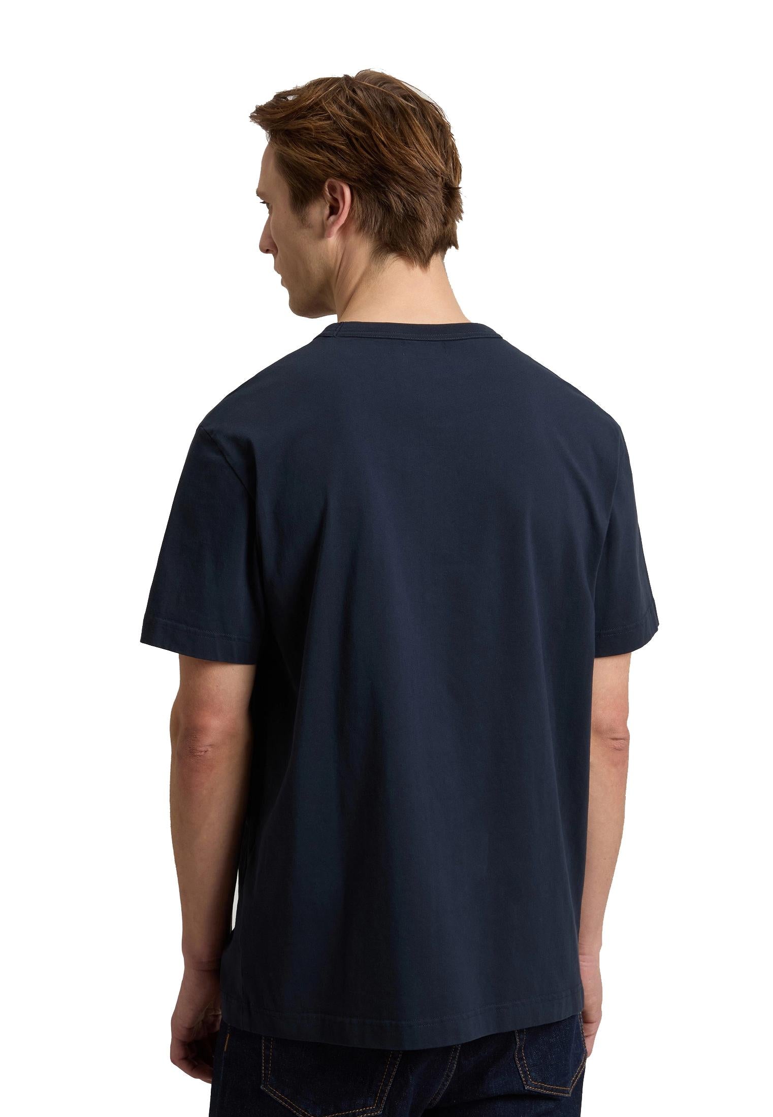 T-shirt girocollo blu cotone organico Woolrich P26 CFWOTE2012MRUT5334 39893989 WOOLRICH 
