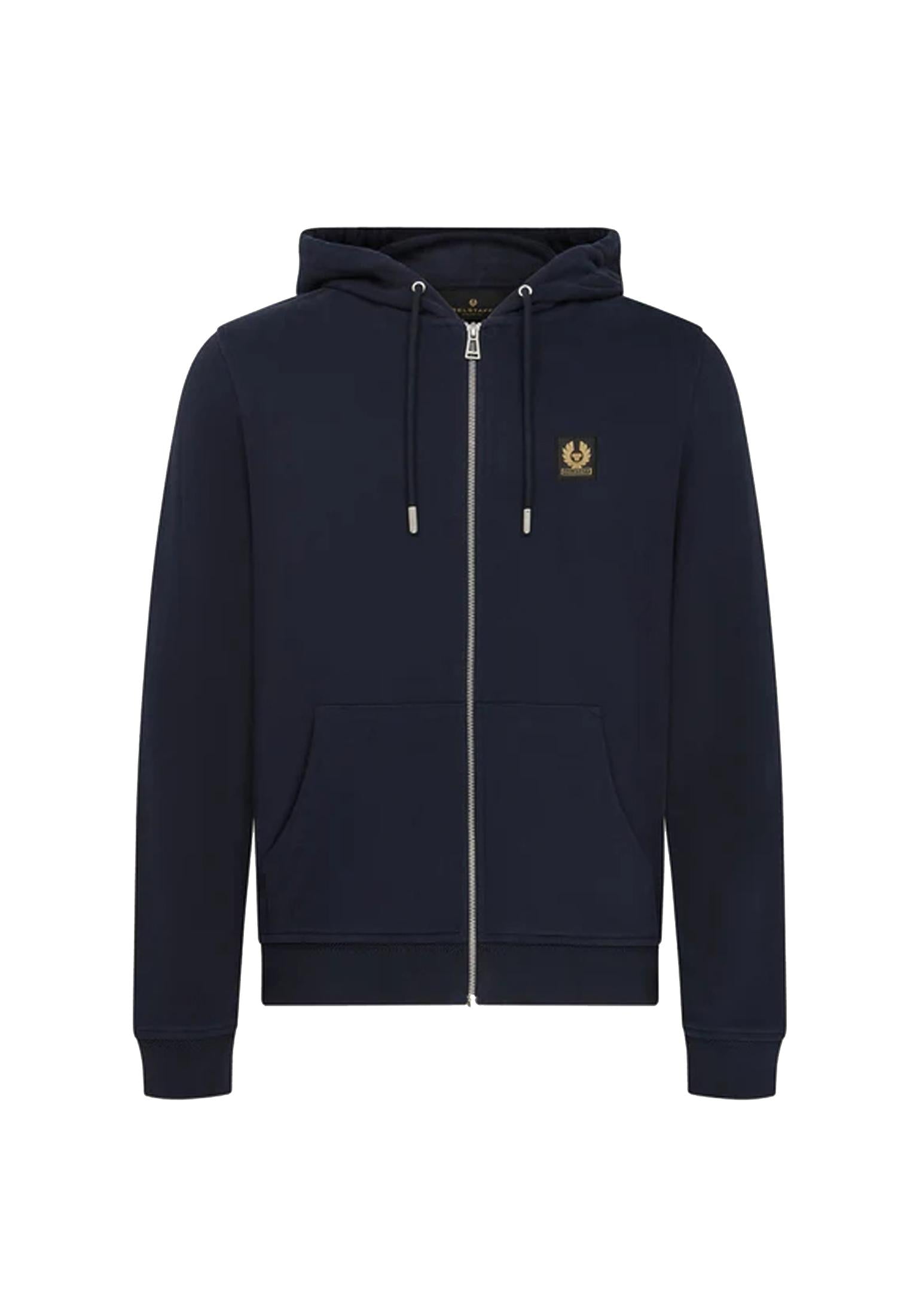 Felpa con cappuccio blu cotone Belstaff P26 100051 Dark InkDark Ink BELSTAFF 