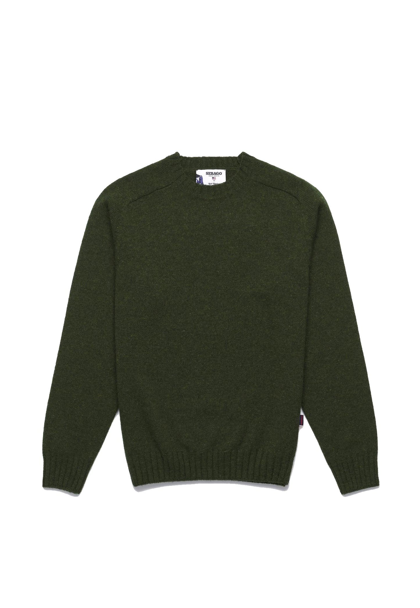 Maglione girocollo verde scuro lana Gilead Sebago A25 74113NW 297297 SEBAGO 