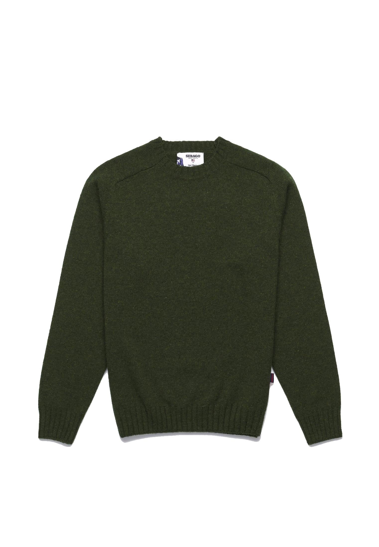 Maglione girocollo verde scuro lana Gilead Sebago A25 74113NW 297297 SEBAGO 