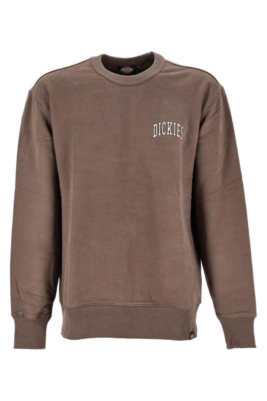 Felpa girocollo Aitkins con grafica sul petto marrone fungo Dickies A24 DK0A4YBGJ961 DKJ96DKJ96 DICKIES 