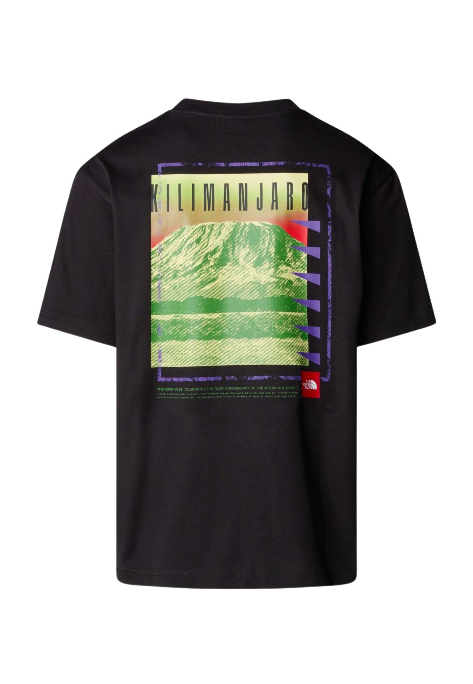 T-shirt Axis oversizes nero The North Face P25 NF0A8C1RJK31 NFJK3NFJK3 THE NORTH FACE 