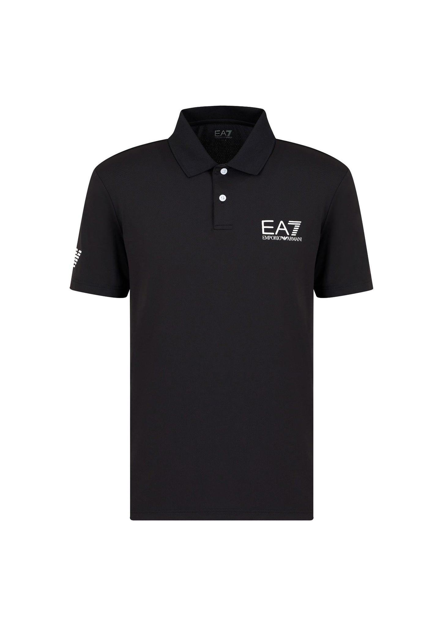 Polo tecnica nera maniche corte sportiva Ventus7 EA7 Armani P26 8NPF23 PJEMZ 12001200 EA7 TENNIS 