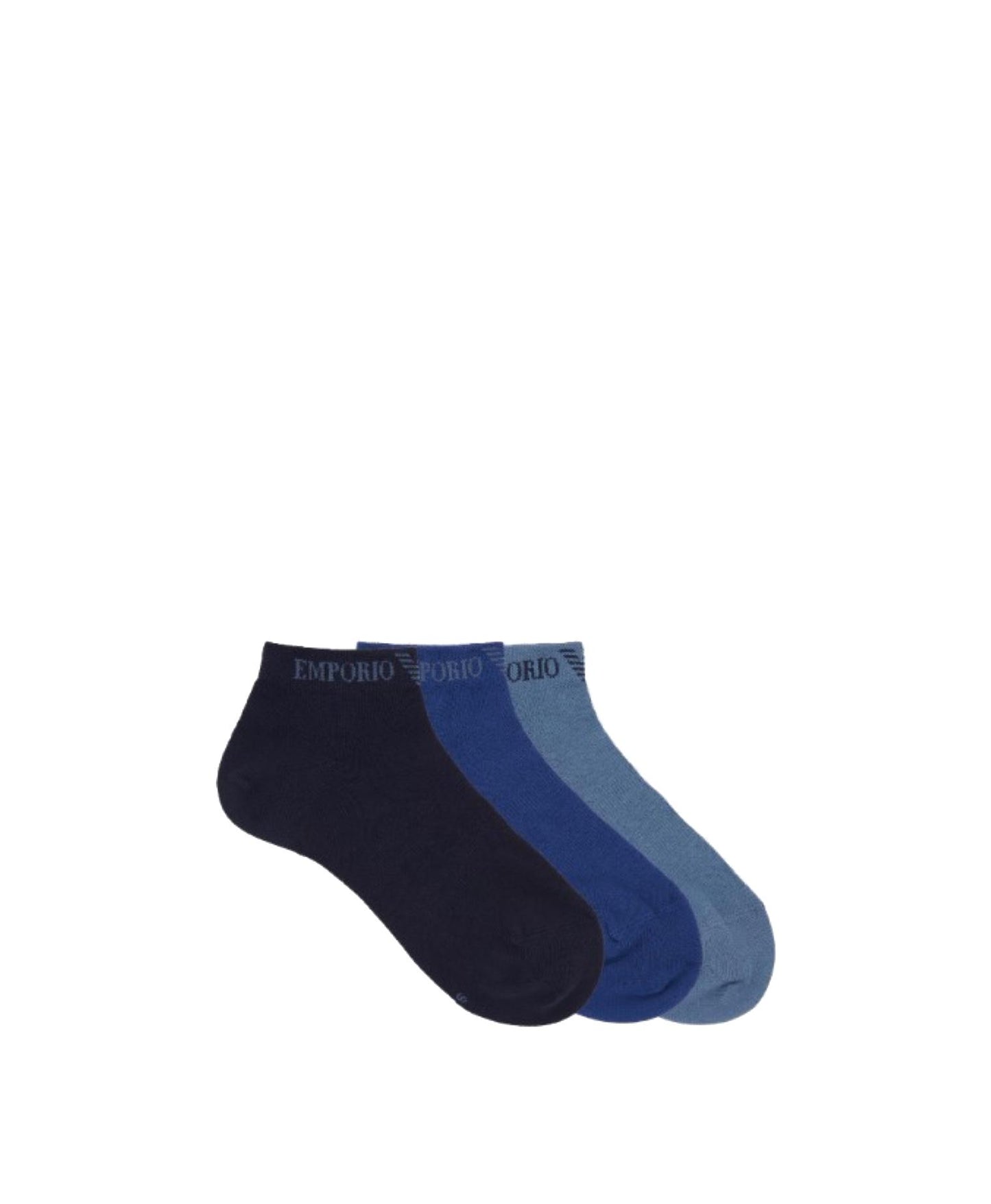Set 3 paia di calzini blu marino Emporio Armani A24