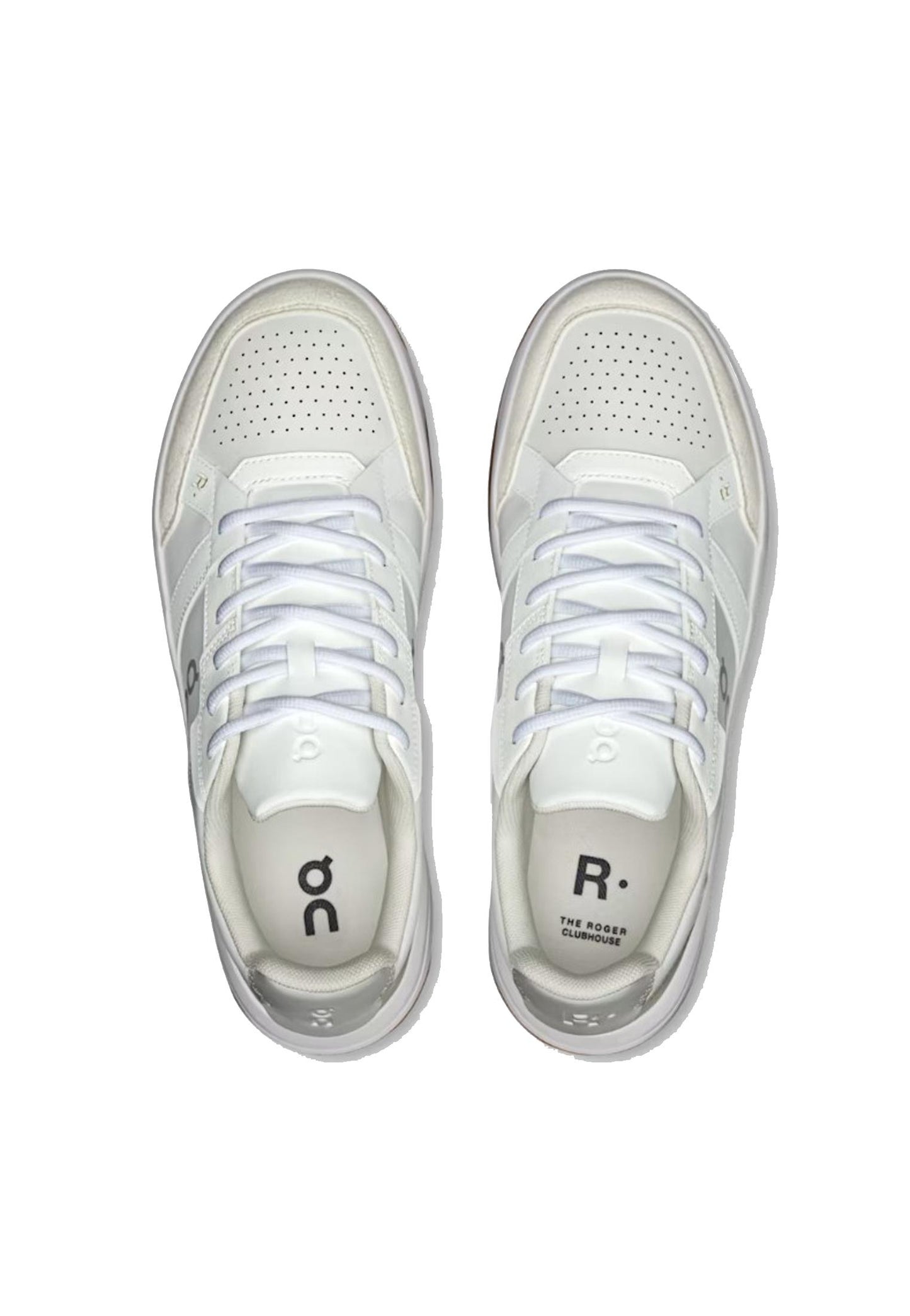 Scarpe sneakers da ginnastica bianche tennis The Roger Cloudhouse ON P26 3MF10540924 White Ivory ON 