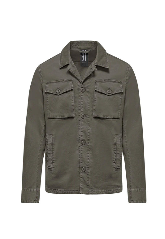Giubbotto verde gabardina cotone leggero Bomboogie P26 JM8017GBT6 350350 BOMBOOGIE 