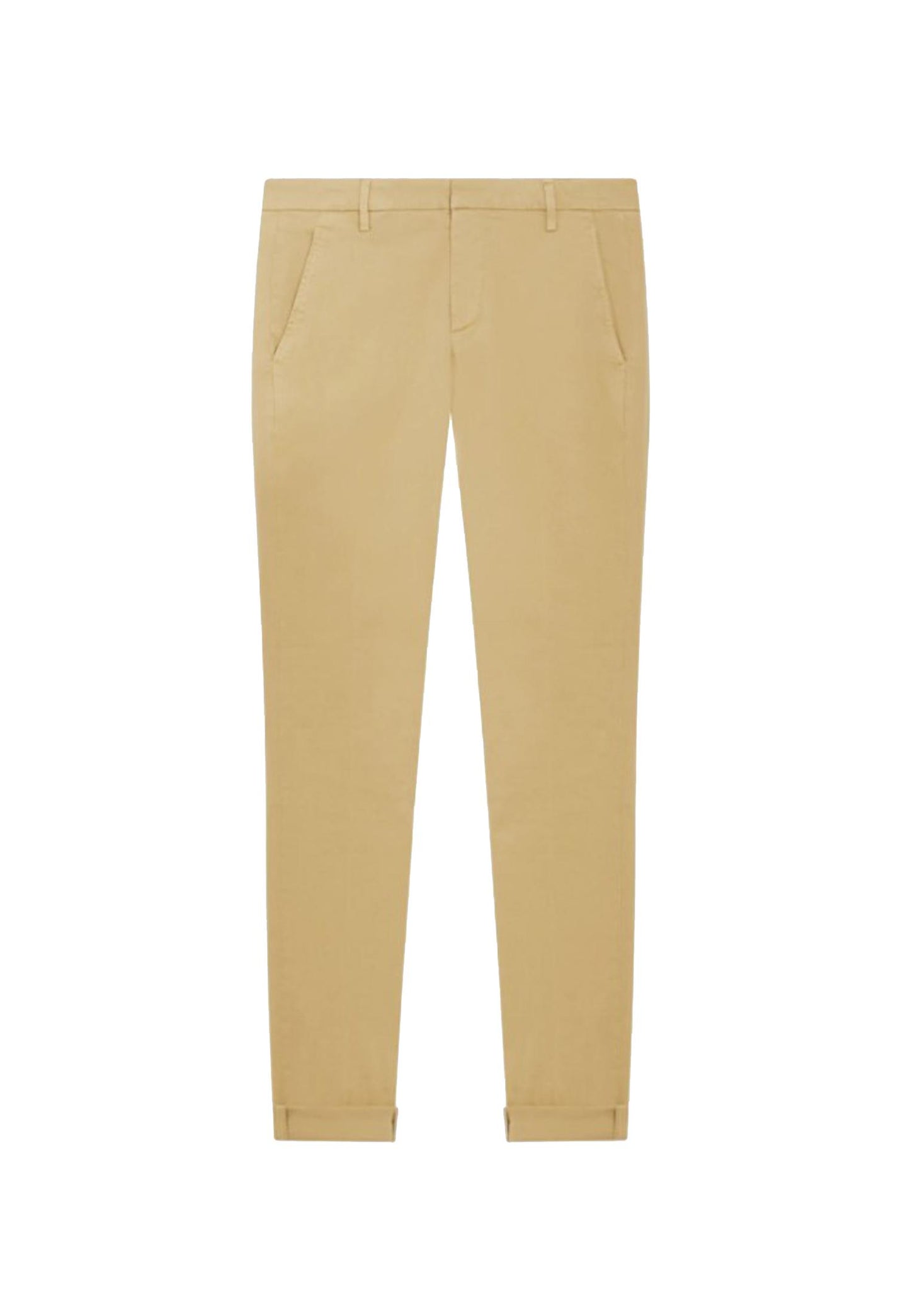 Pantaloni beige slim fit chino vita bassa beige Dondup A25 UP235 GSE043U DU026 DONDUP 