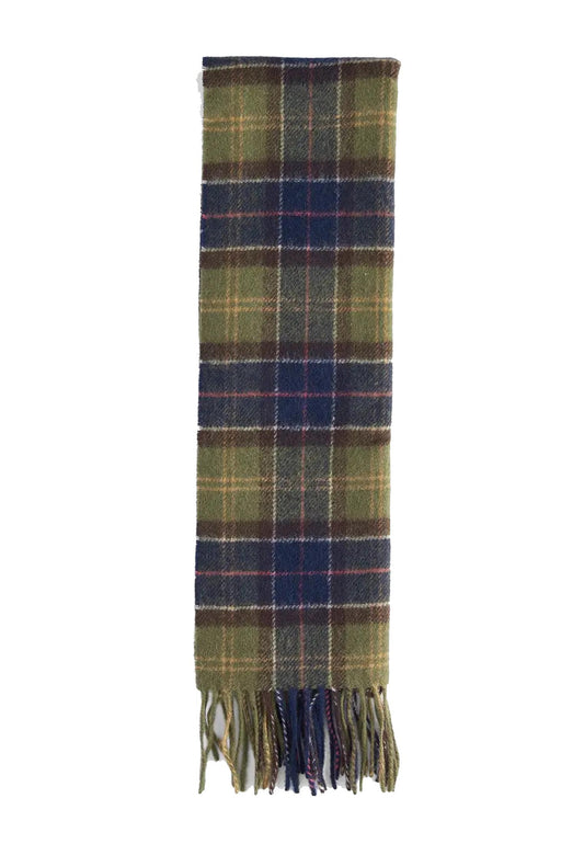 Sciarpa classica lana tartan verde e blu Barbour A25 252MUSC0001 TN11TN11 BARBOUR 