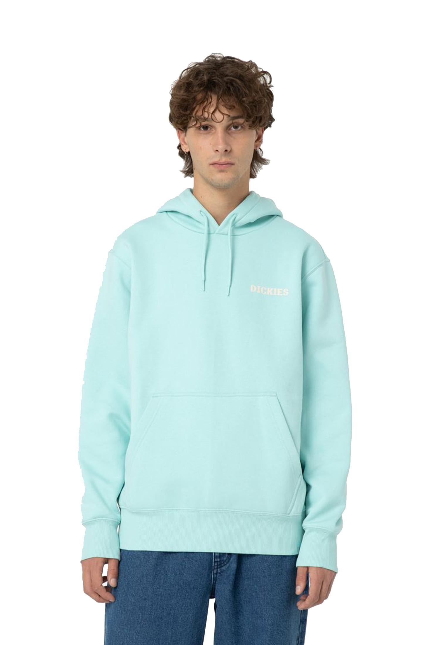 Felpa con cappuccio Hays Turchese Dickies A23 DK0A4YEO G031 DICKIES 
