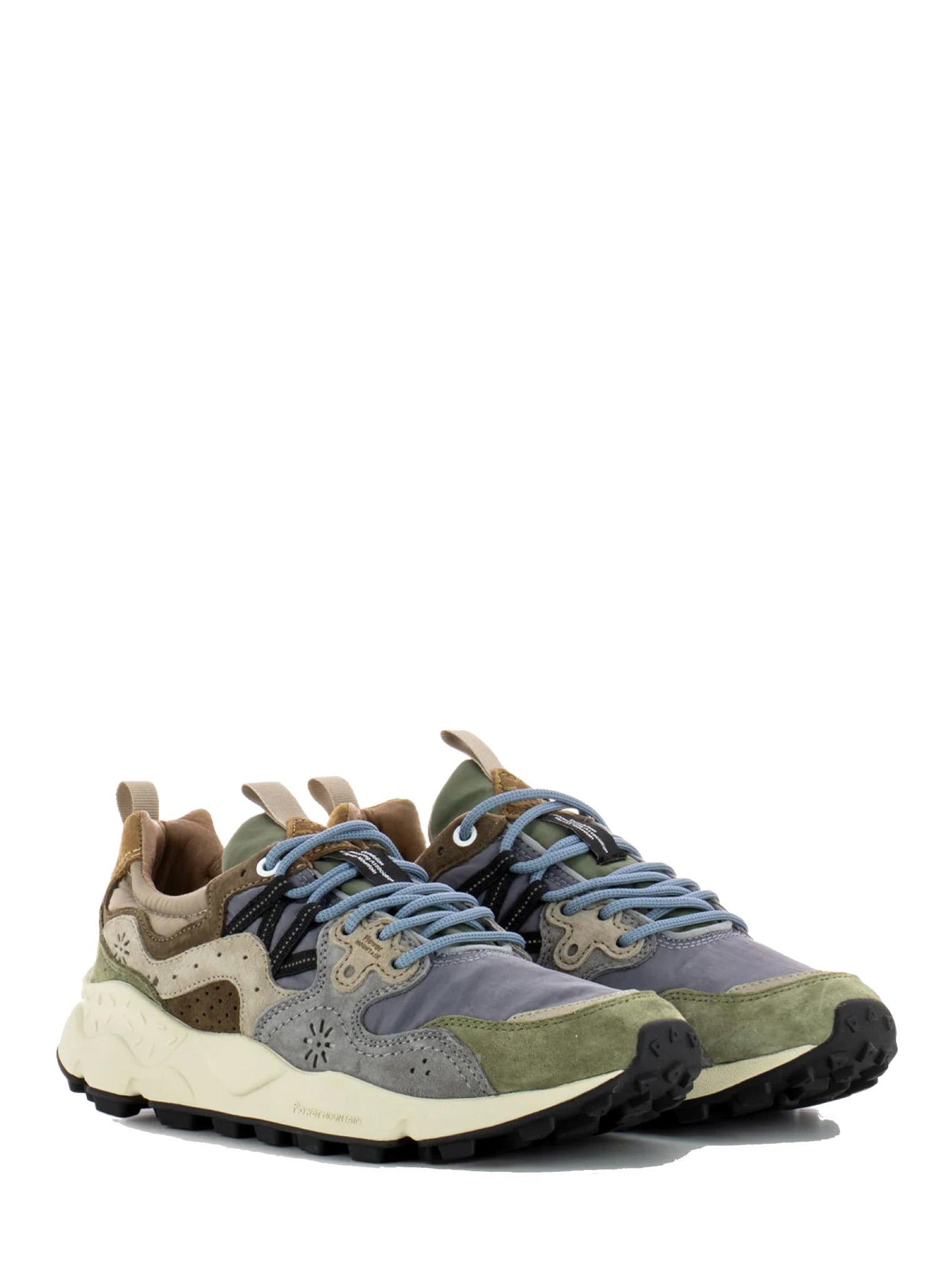Sneaker multicolore con lacci militare/grigio/marrone Falc Yamano 3 A24