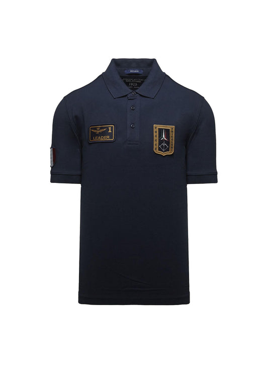 Polo manica corta blu Frecce Tricolori Aeronautica Militare P26 261PO1927UP00191 0818408184 AERONAUTICA MILITARE 