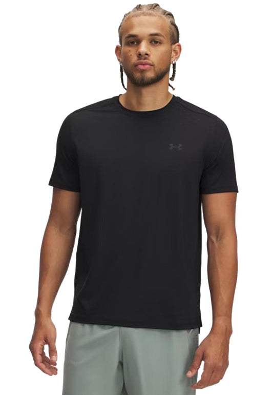 T-shirt girocollo nera Launch Elite Under Armour A25 77-1389802 00010001 UNDER ARMOUR 