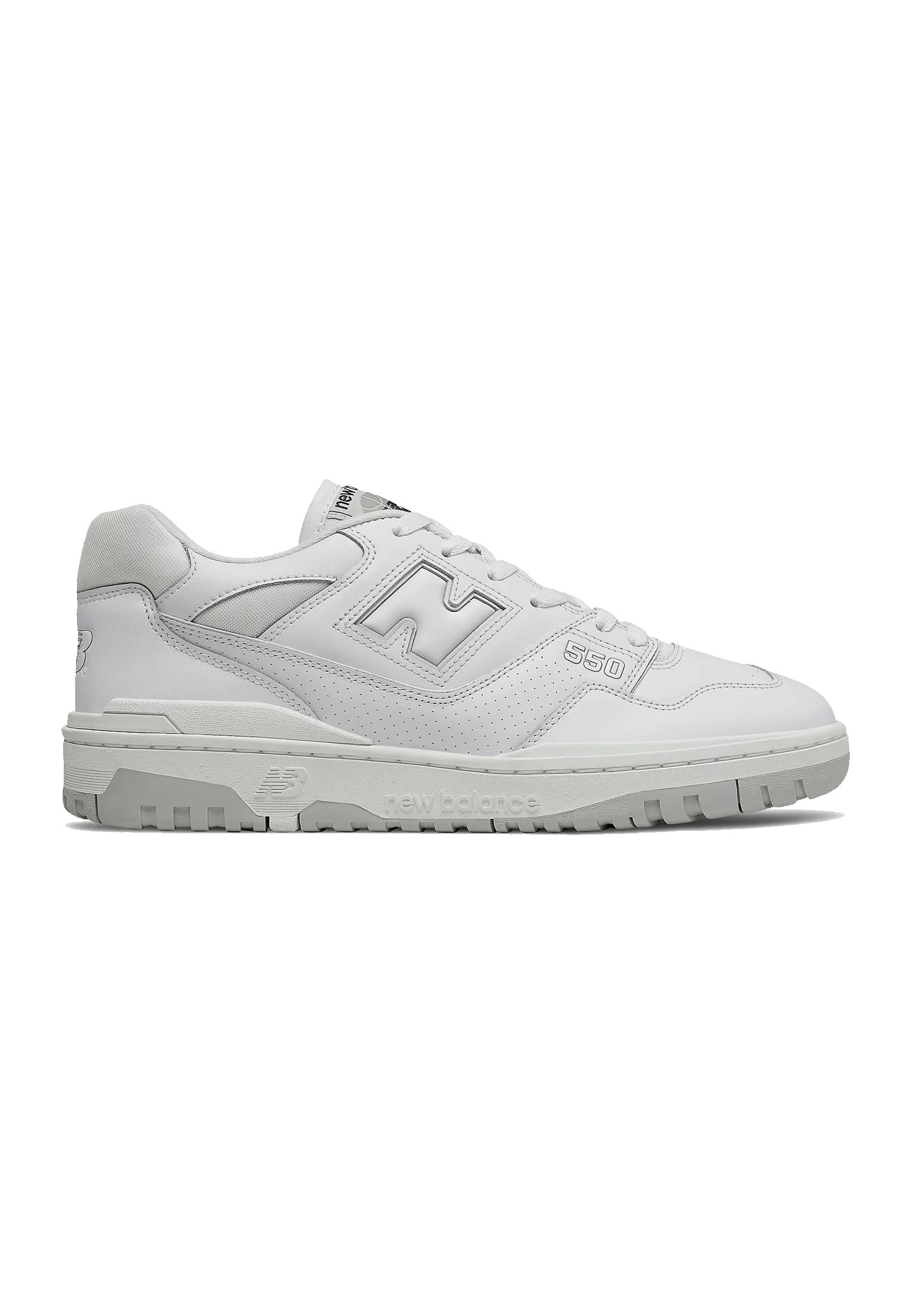 Sneakers Scarpe uomo bianche 550 street basket New Balance P24 BB550PB1 LTZWHITE NEW BALANCE 