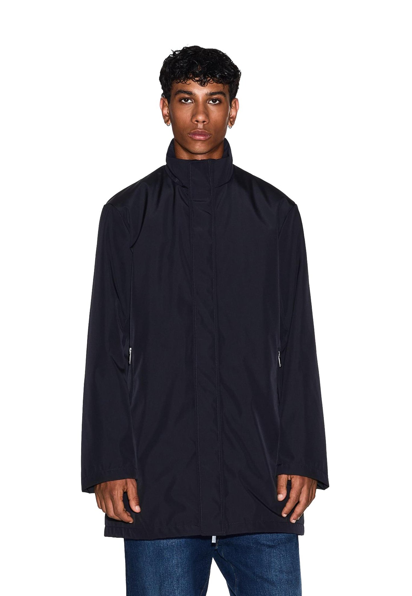 Giaccone lungo imbottito blu navy Armani Exchange A25 XM001578 AF16926 UB101UB101 ARMANI EXCHANGE 