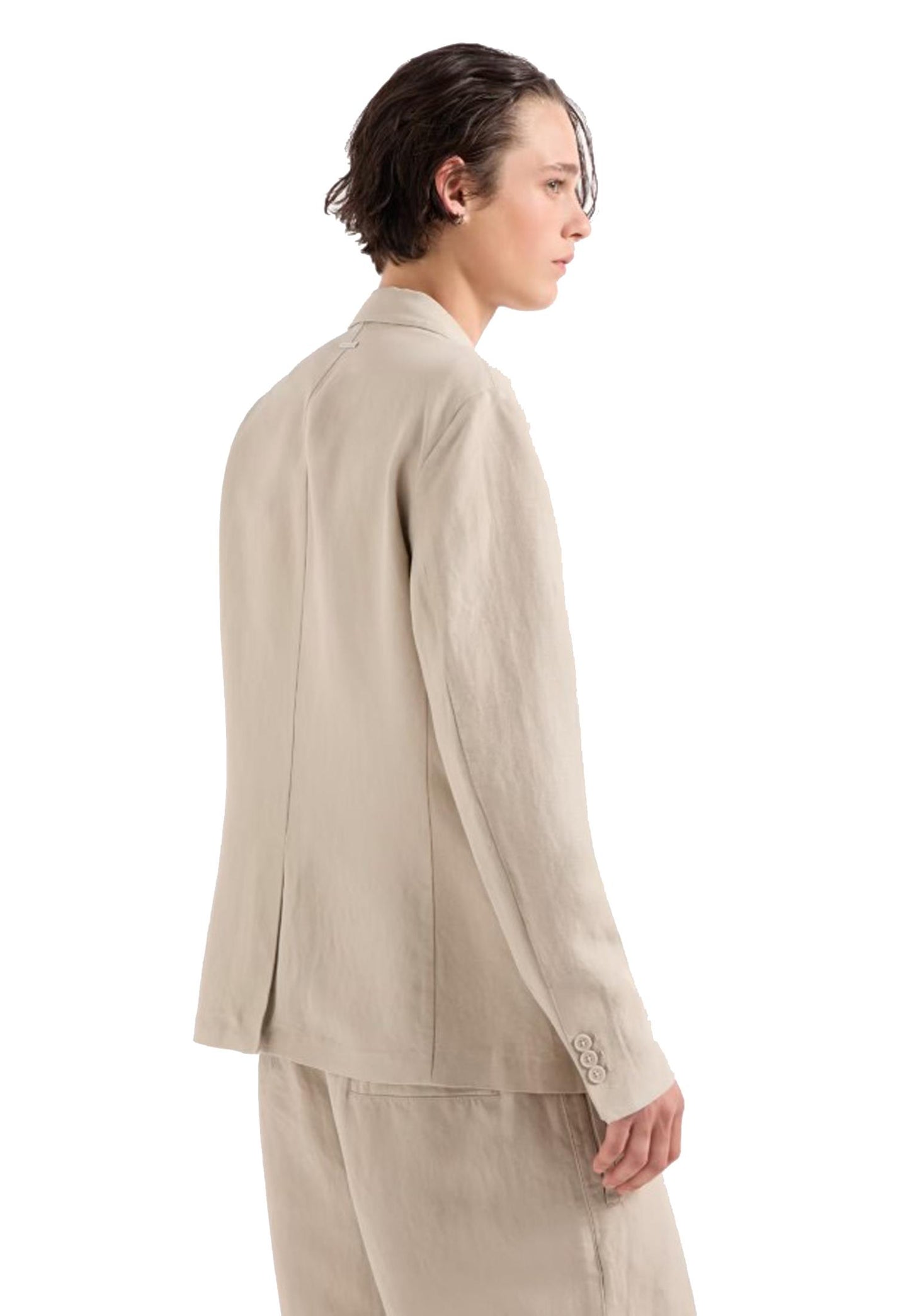 Giacca monopetto beige misto lino Armani Exchange P25 8NZG15ZNFNZ 17241724 ARMANI EXCHANGE 