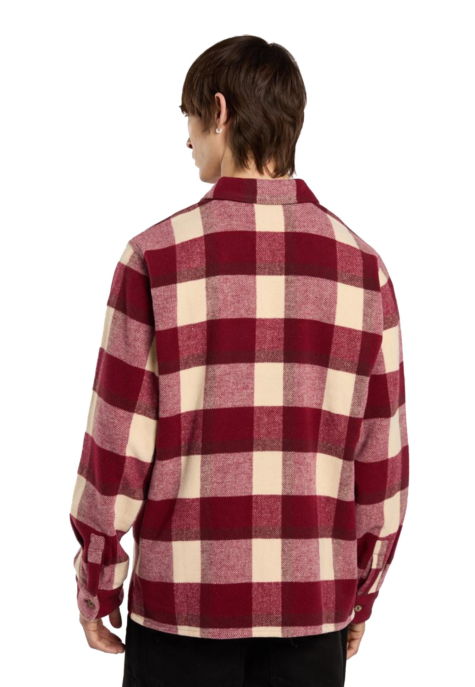 Camicia a quadri rossa misto lana Coaling Dickies A25 DK0A4XZZK74 DKK74DKK74 DICKIES 