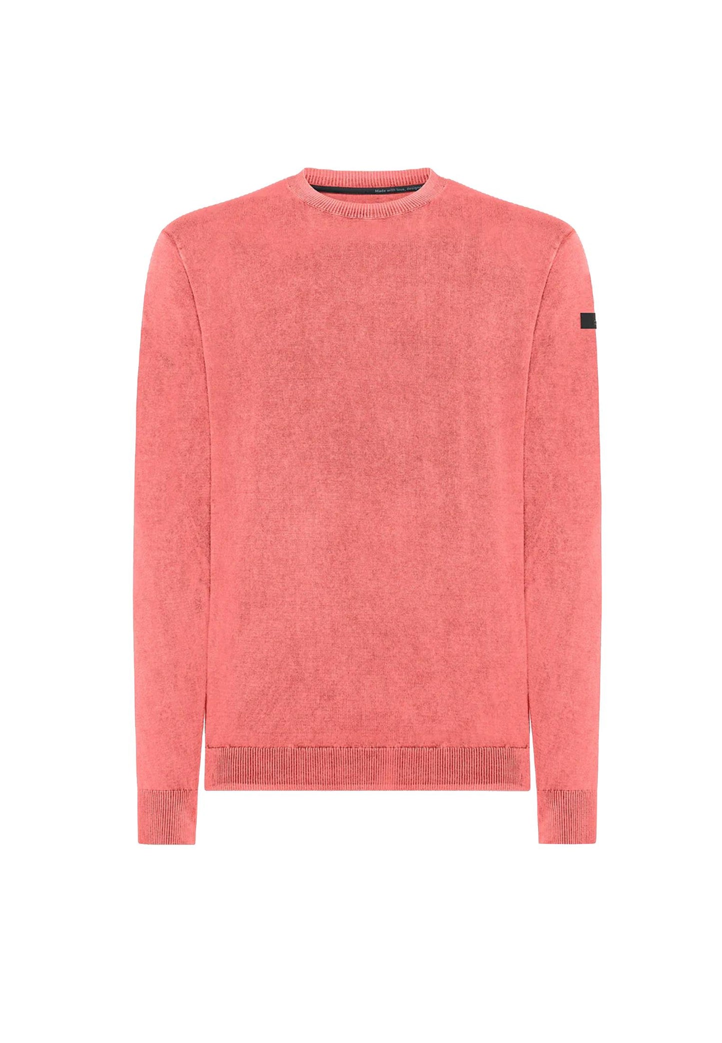 Maglia girocollo cotone arancione Techno Wash RRD P24