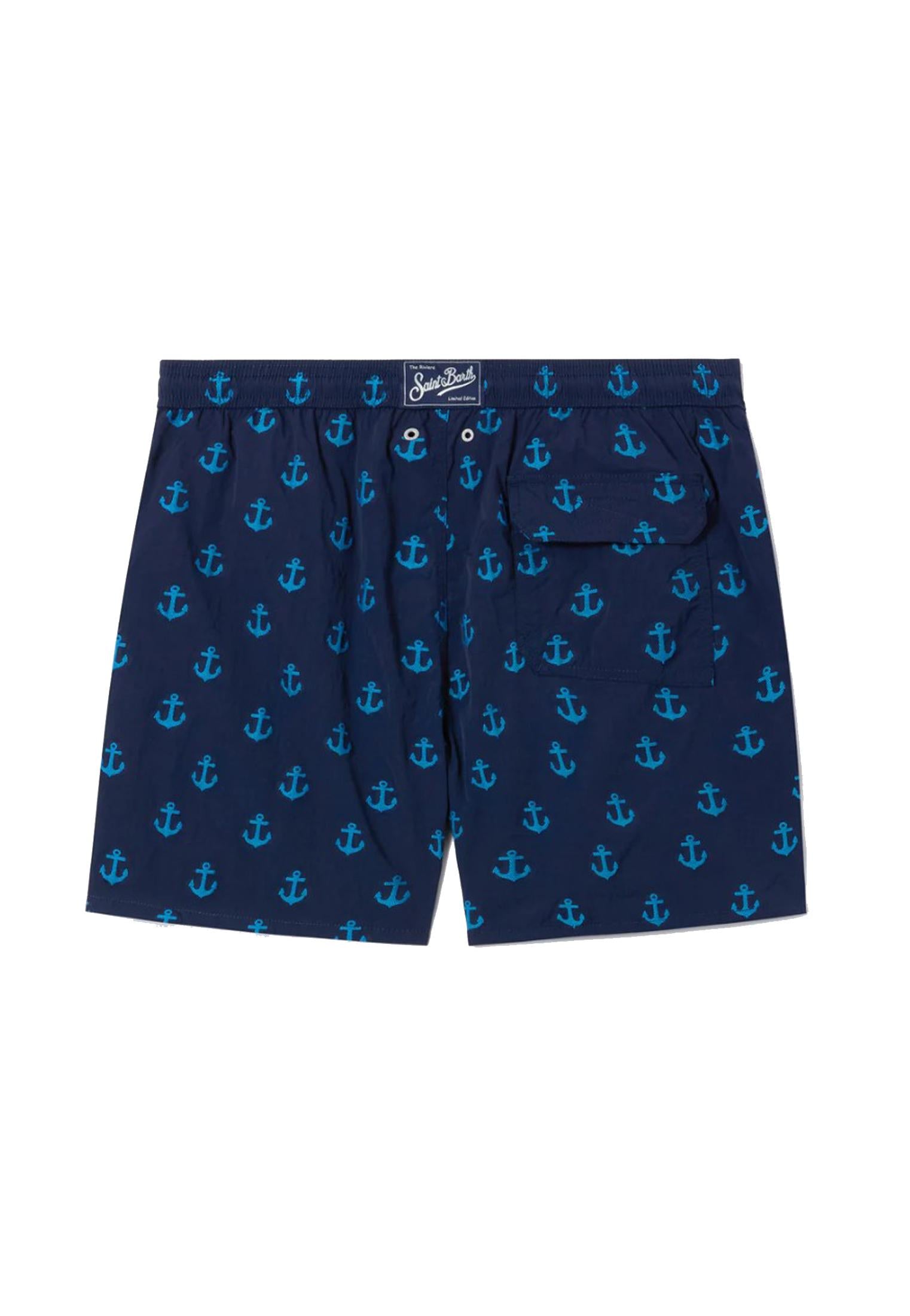 Costume da mare blu ancore Patmos The Riviera MC2 Saint Barth P26 PATM004 00392L00392L MC2 