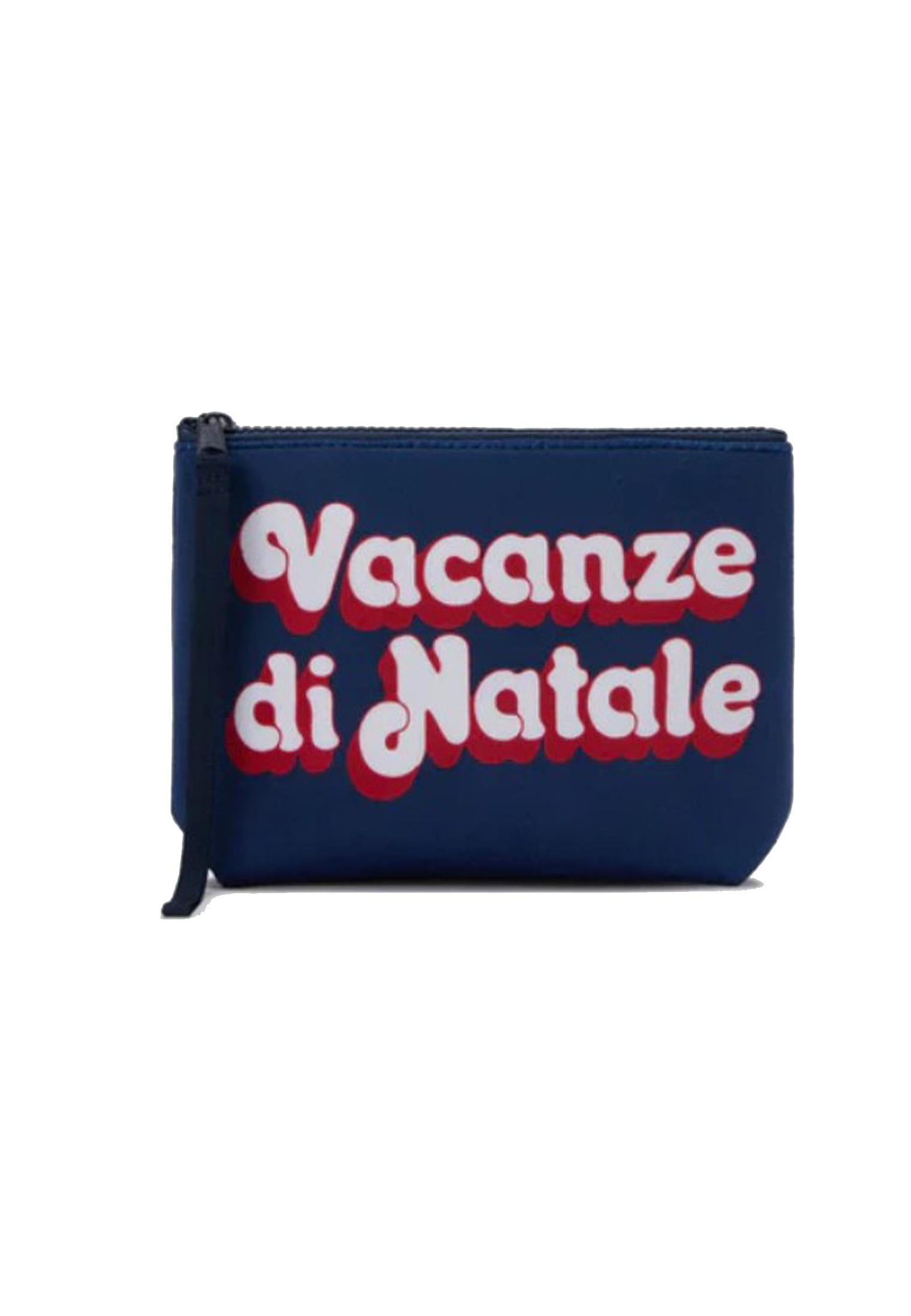 Pochette blu viaggio effetto lana Vacanze di Natale MC2 Saint Barth A25 ALI0002 00013I00013I MC2 