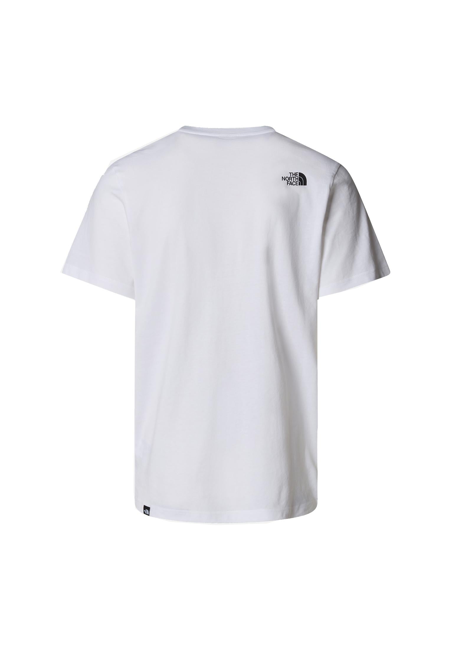 T-shirt girocollo bianca cotone Easy The North Face A25 NF0A8A6CFN41 NFFN4NFFN4 THE NORTH FACE 