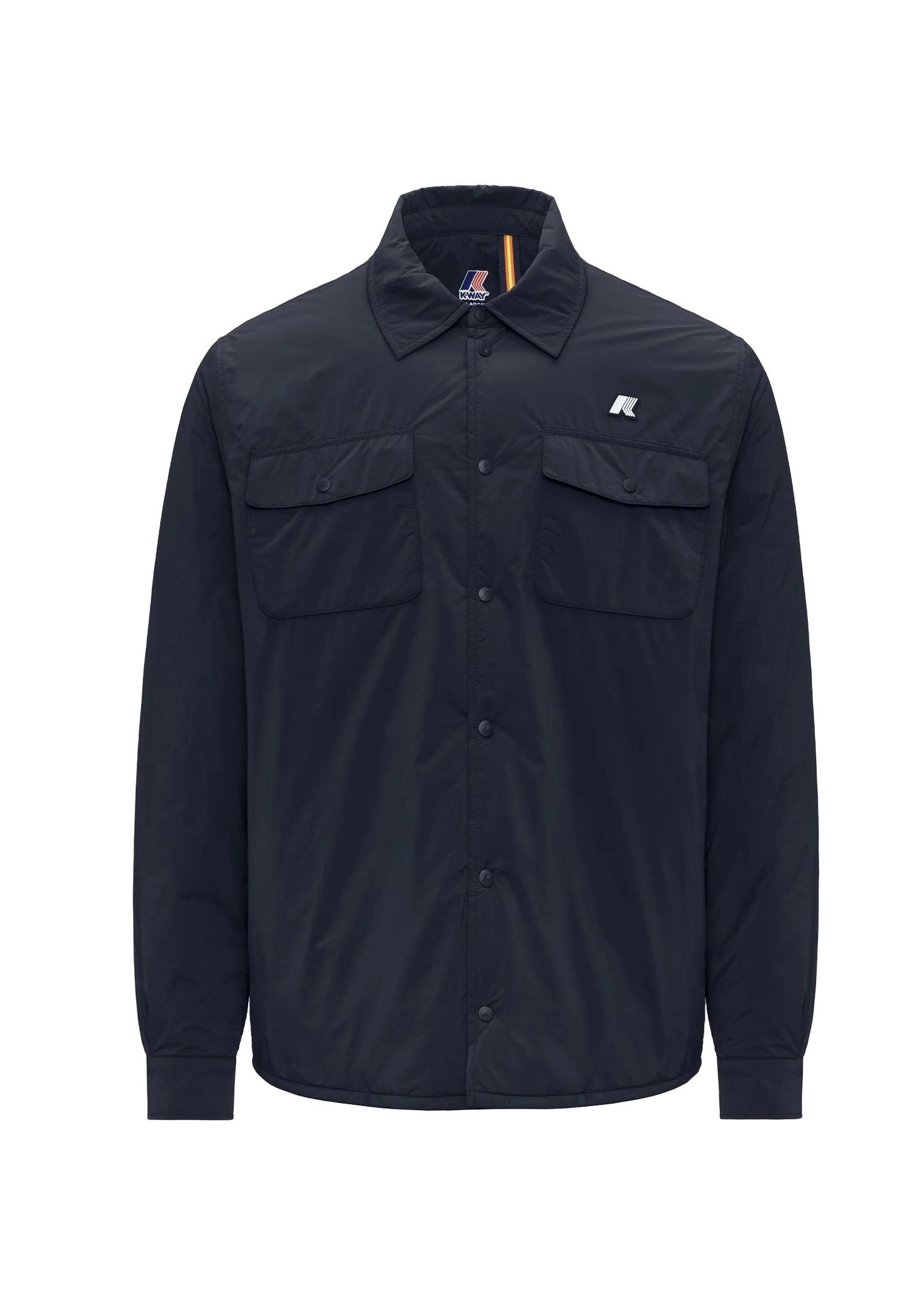 Giacca sovracamicia invernale impermeabile blu Umbert Plain Warm K-Way A25 K2136JW K89K89 K-WAY 