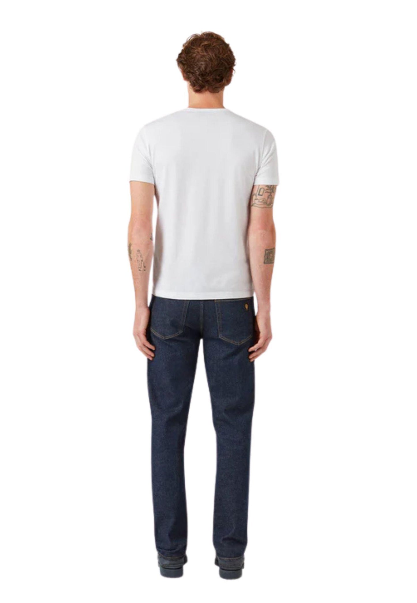 T-shirt girocollo bianca cotone Belstaff P26 100055 WhiteWhite BELSTAFF 