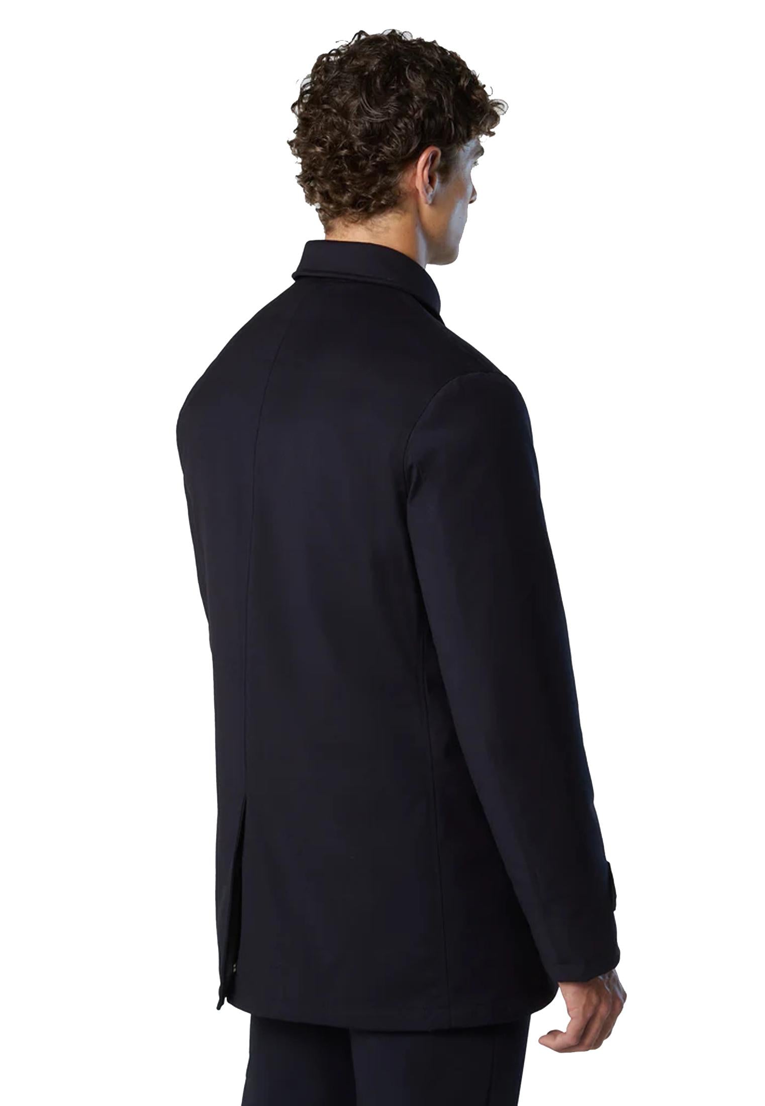 Giubbotto Trench blu misto lana Horizon North Sails A25 603394 08020802 NORTH SAILS 