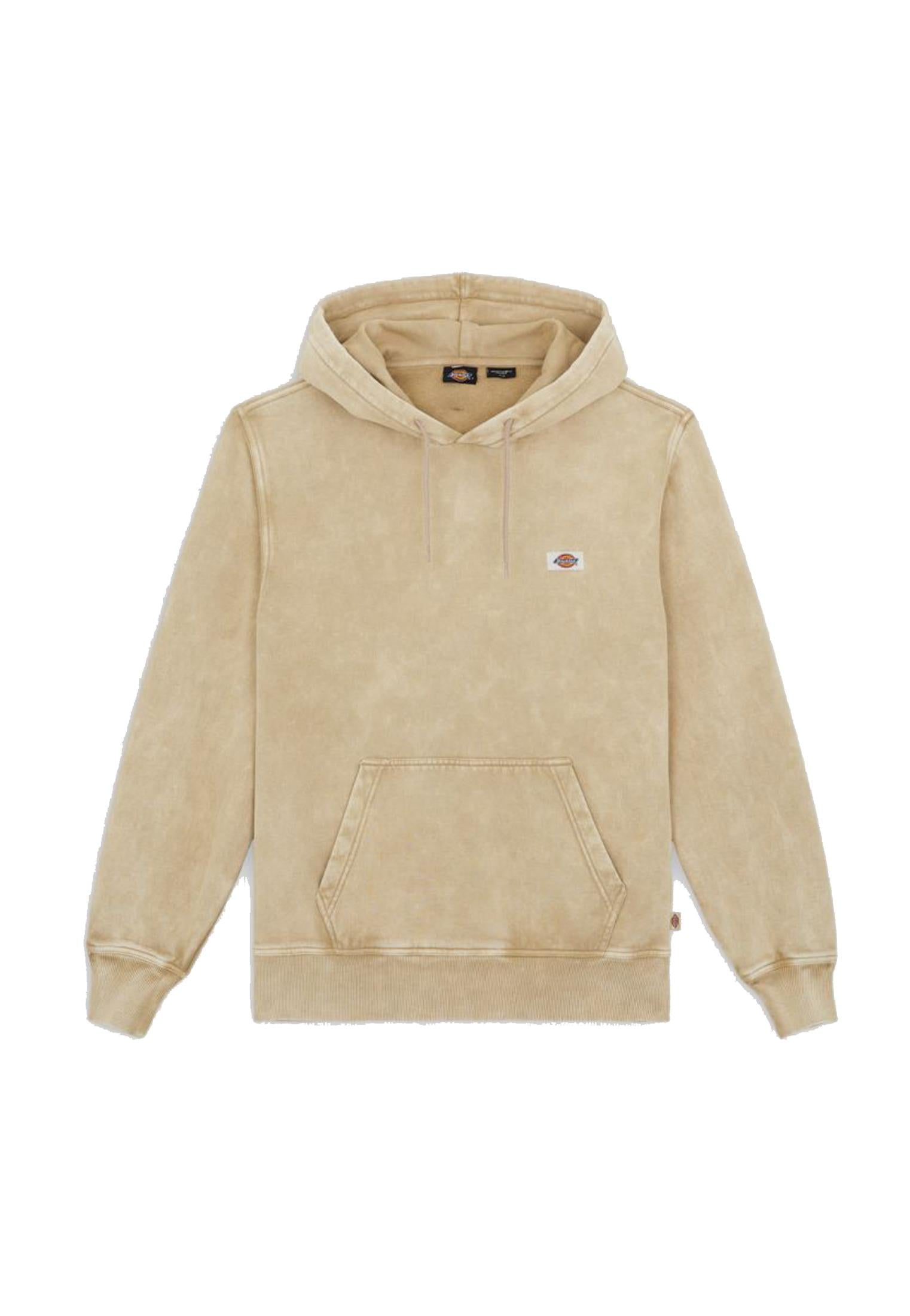 Felpa con cappuccio beige lavaggio slavato Newington Dickies P24 DK0A4YYOJ491 OJ491 DICKIES 