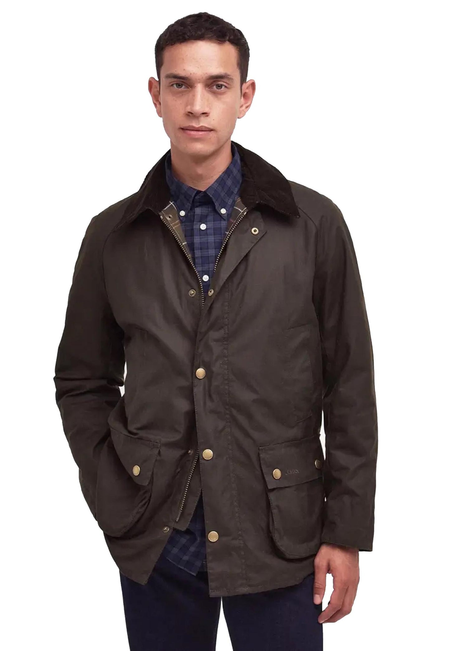 Giacca cerata verde oliva Ashby Barbour A25 252MMWX0339 OL71OL71 BARBOUR 