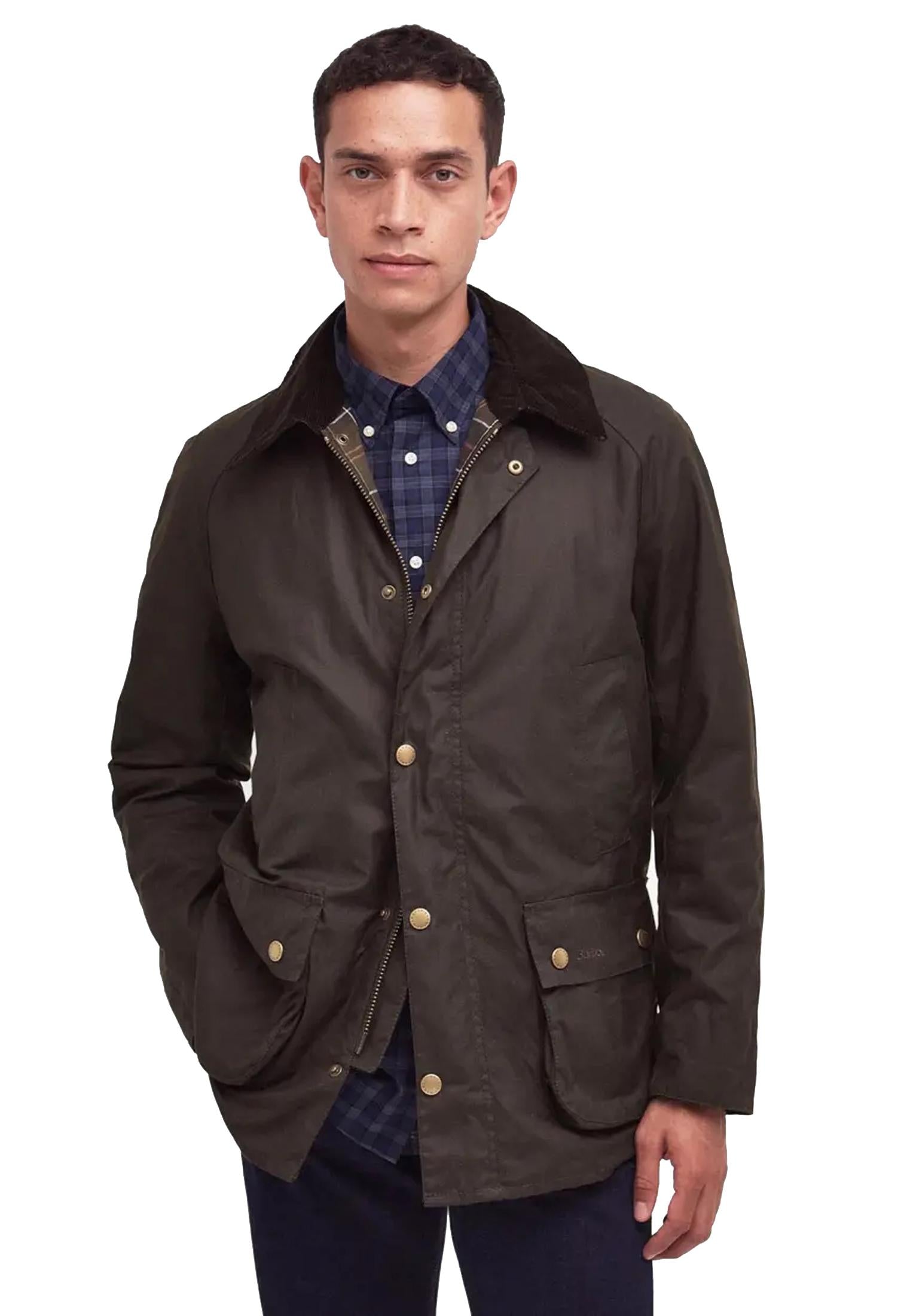 Giacca cerata verde oliva Ashby Barbour A25 252MMWX0339 OL71OL71 BARBOUR 