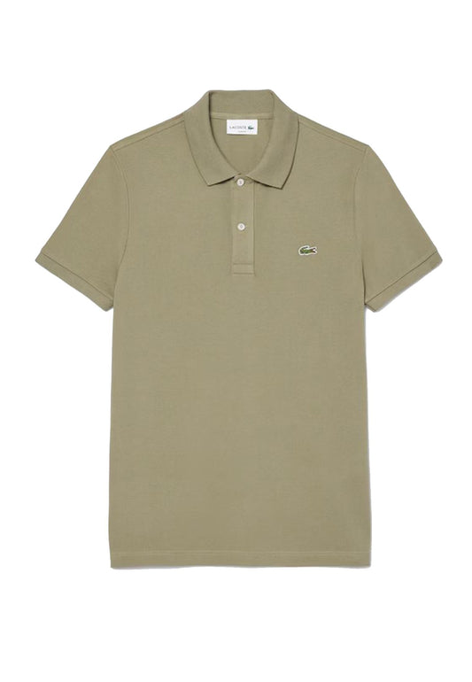 Polo verde militare slim fit Lacoste P25 PH4012 BMYBMY LACOSTE 