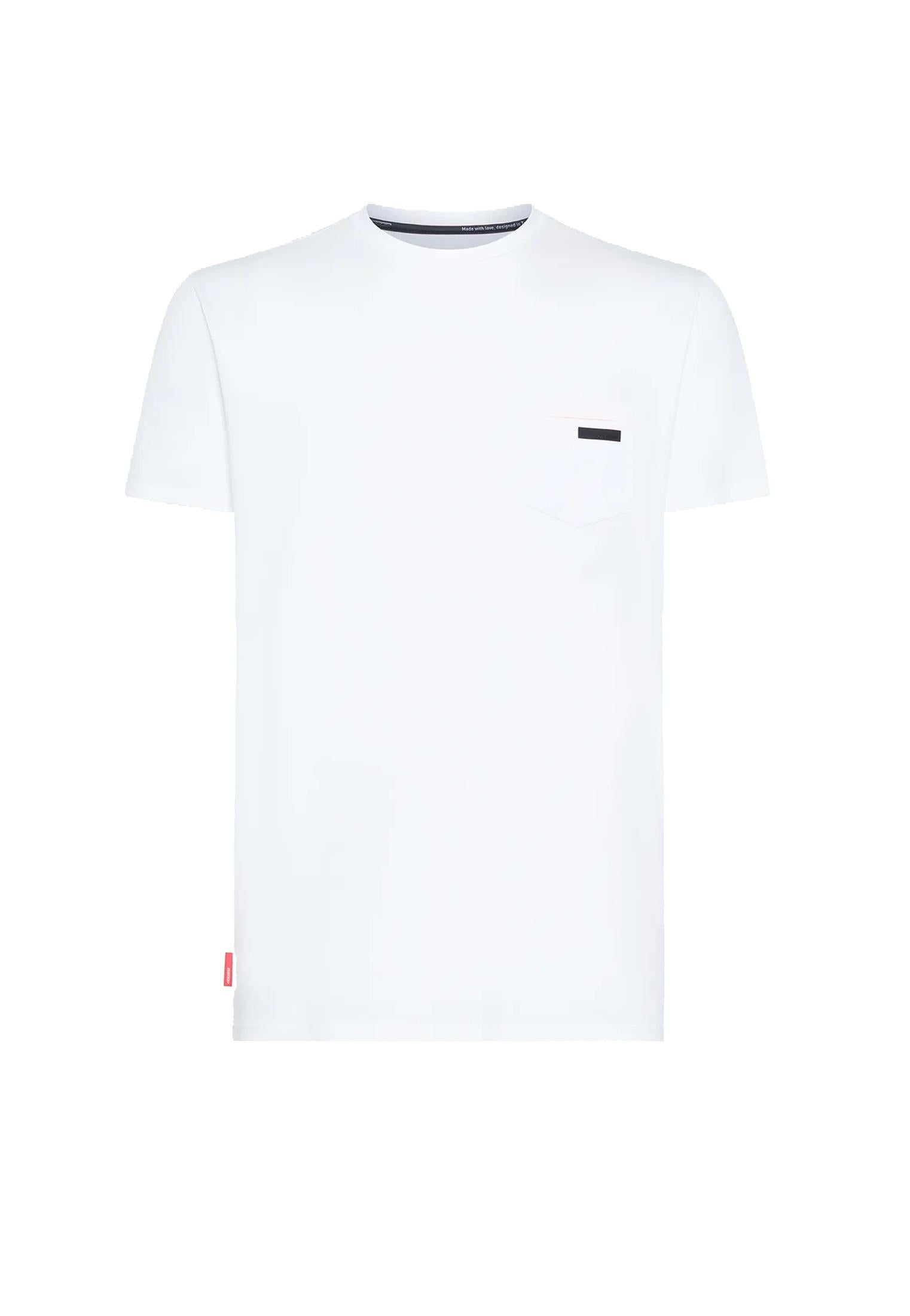 T-shirt bianca girocollo traspirante Revo RRD P26 26200 0909 RRD 