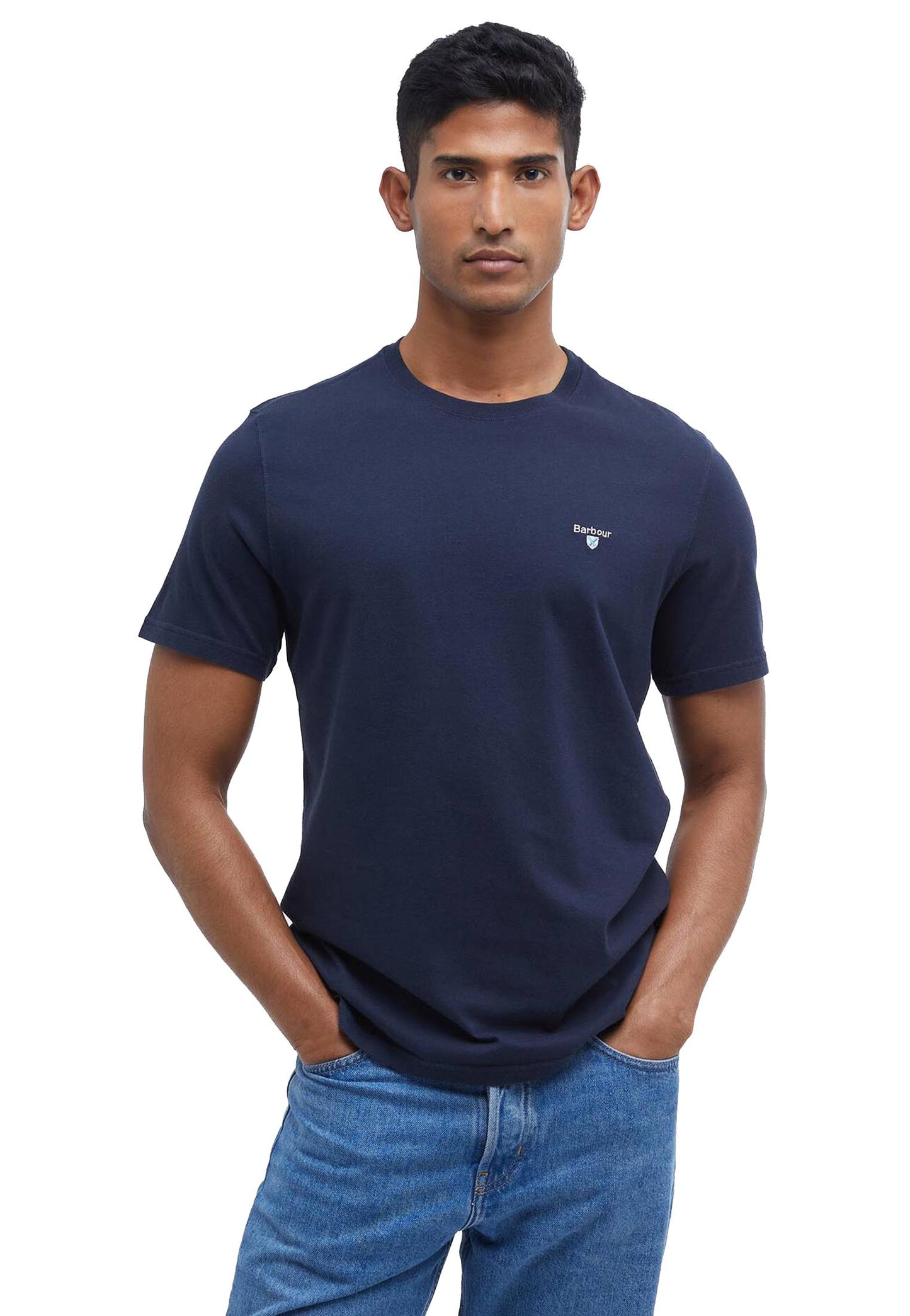 T-shirt girocollo blu cotone Aboyne Barbour P26 MTS0670 NY31NY31 BARBOUR 