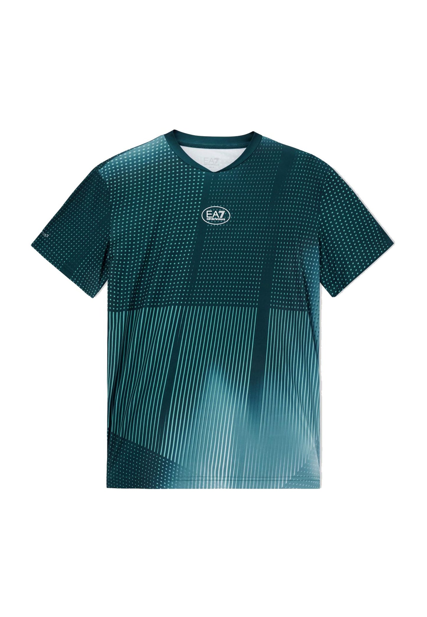 T-shirt girocollo verde tecnica sportiva Ventus7 EA7 Armani A25 7M000838 AF17682 F7059F7059 EA7 TENNIS 