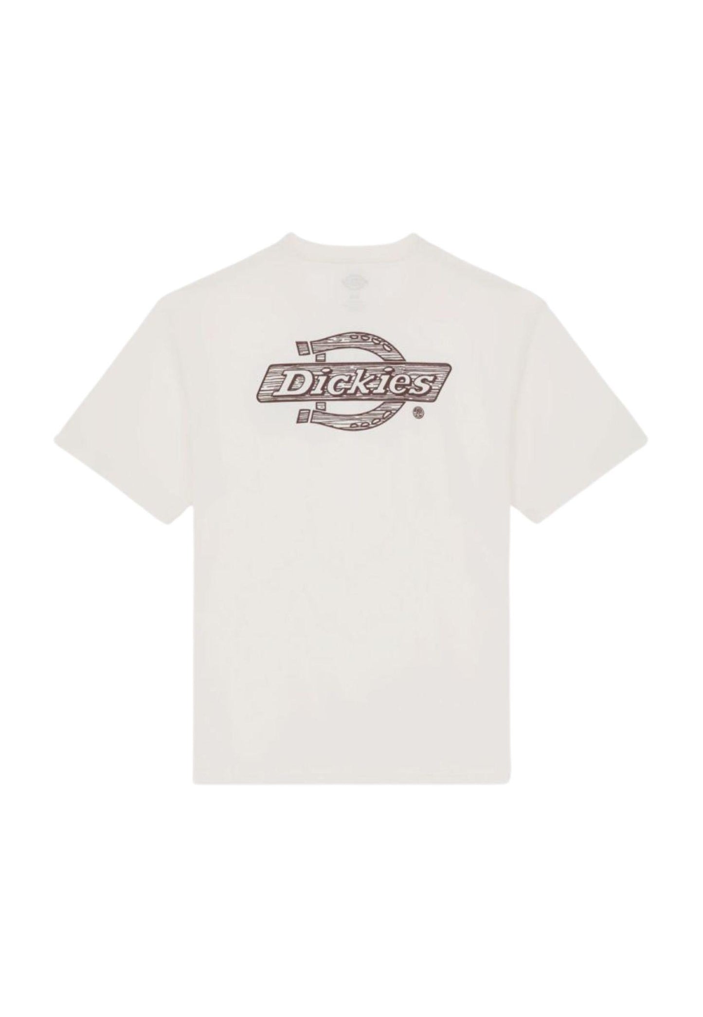 T-shirt beige Wood con logo Dickies P25 DK0A4ZATC481 DKC48DKC48 DICKIES 