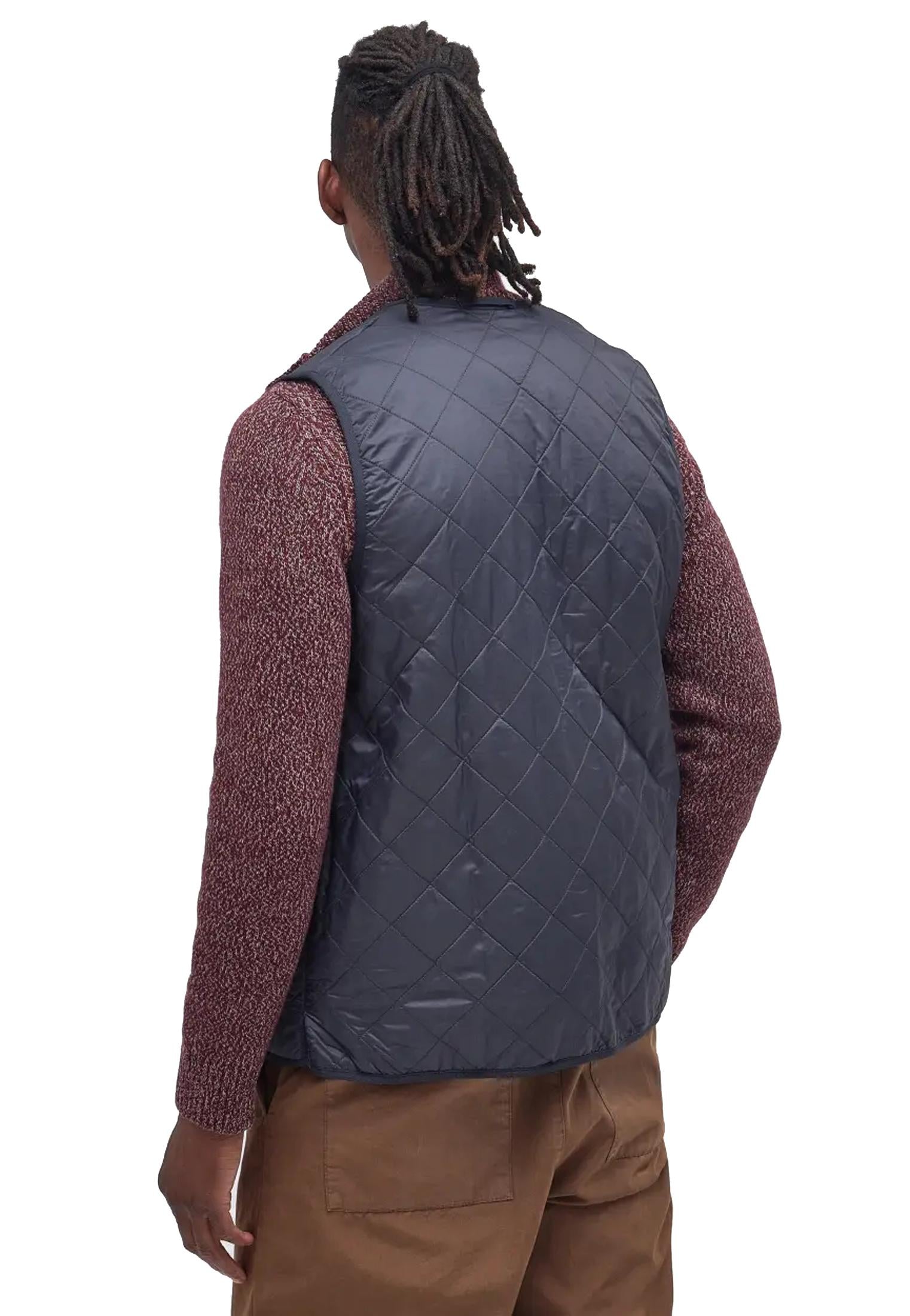 Gilet smanicato trapuntato blu Barbour A25 252MMLI0002 NY91NY91 BARBOUR 