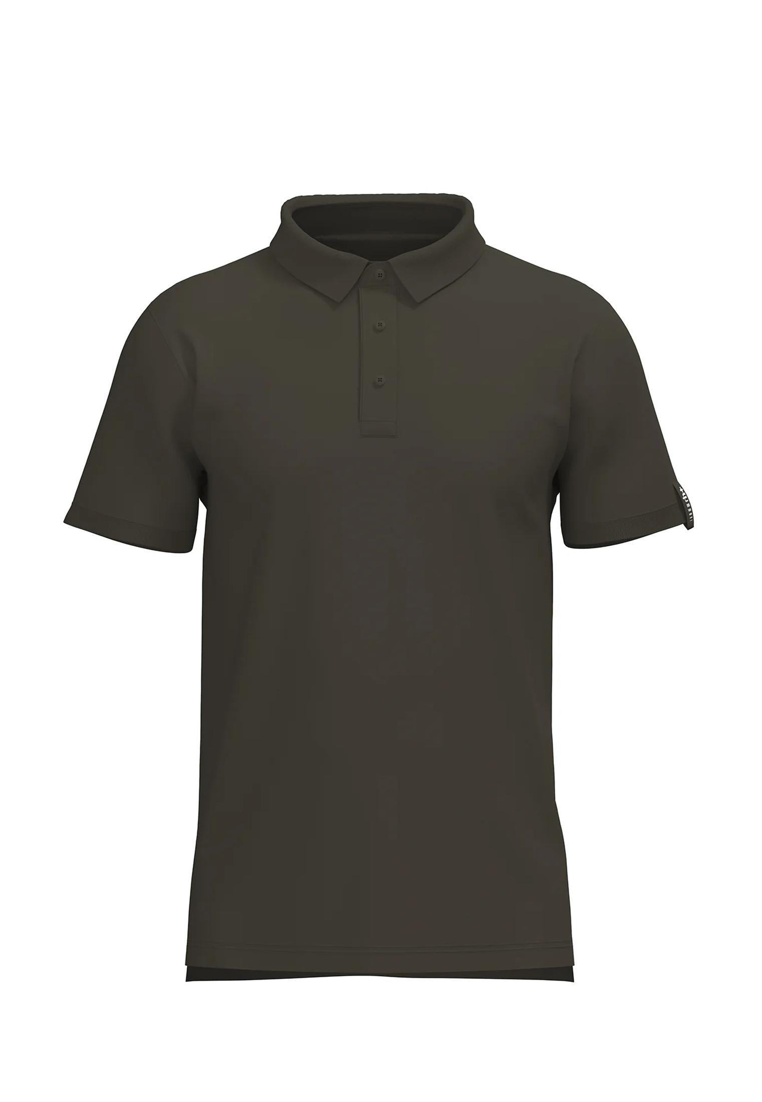 Polo manica corta verde Tactel Scirocco RH+ P26 EZU0341 T079T079 RH+ 