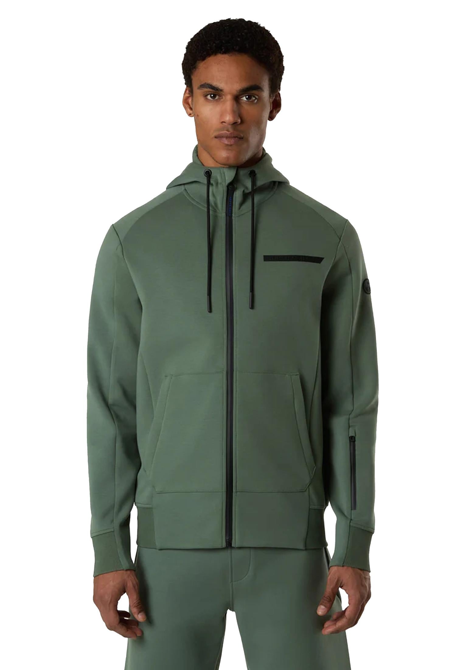 Felpa con cappuccio verde impermeabile tecnica scuba North Sails P26 691156 04760476 NORTH SAILS 