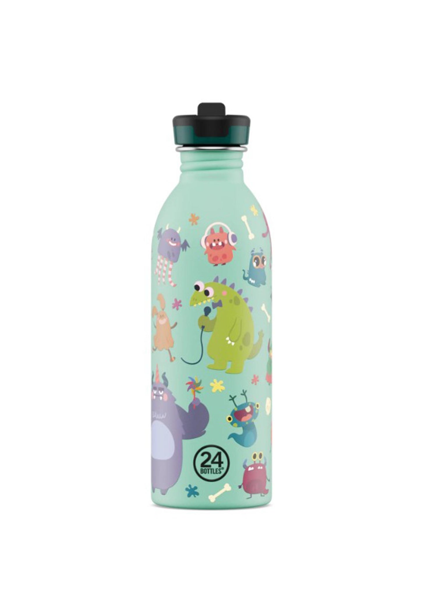 Borraccia per bambini verde leggera Urban Bottle Spooky Friends 500 ml 24Bottles 2381-SPOOKY 500 MLSPOOKY 24BOTTLES 