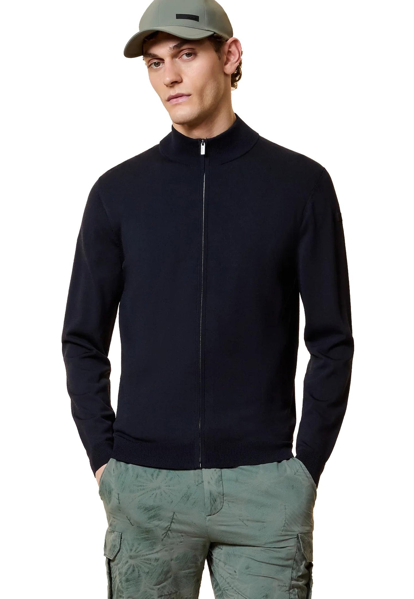 Maglia blu full zip Maxell RRD P26 26105 6060 RRD 