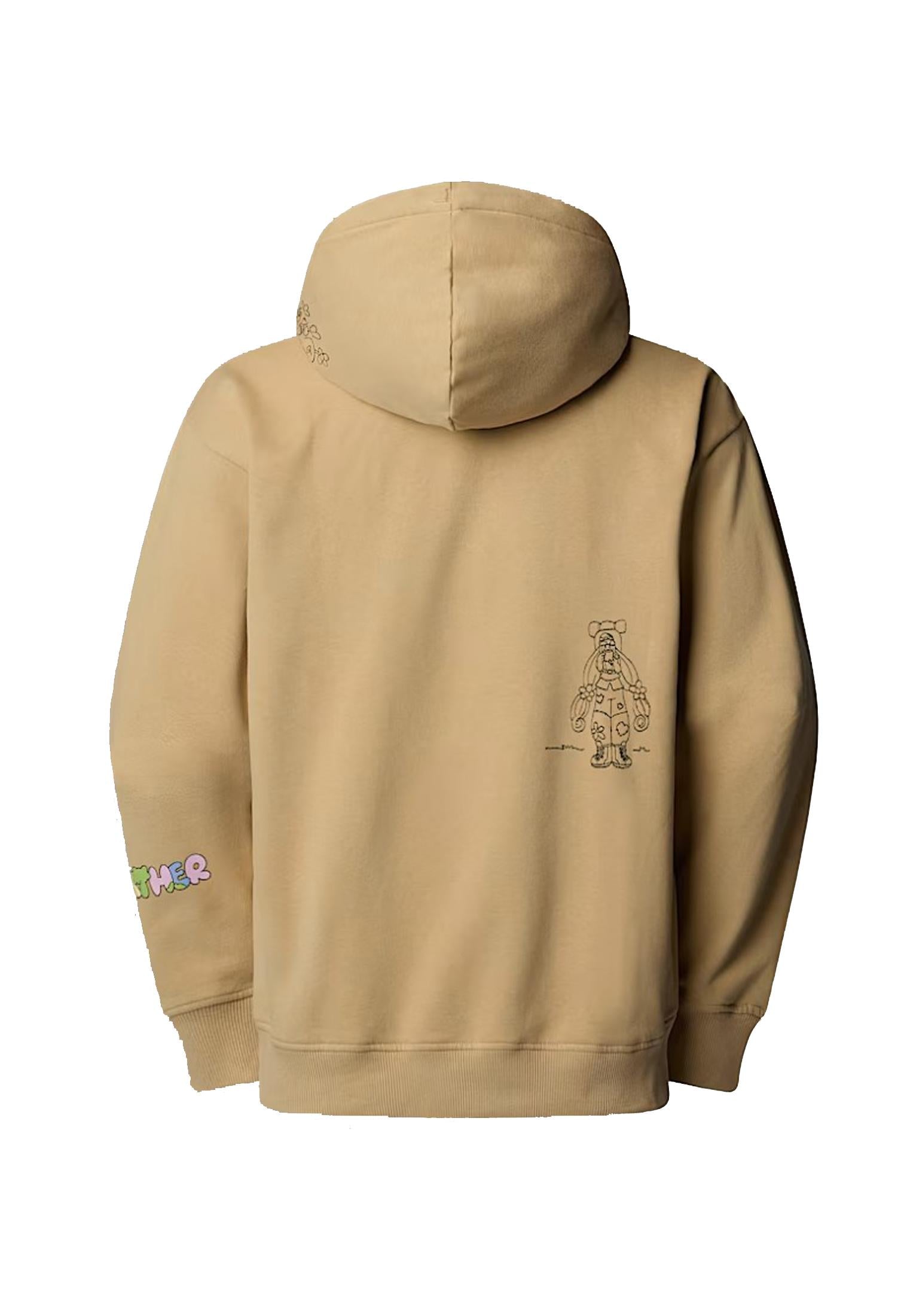 Felpa con cappuccio sabbia Mountain Cleanup oversized unisex The North Face P25 NF0A8C2VLK51 NFLK5NFLK5 THE NORTH FACE 